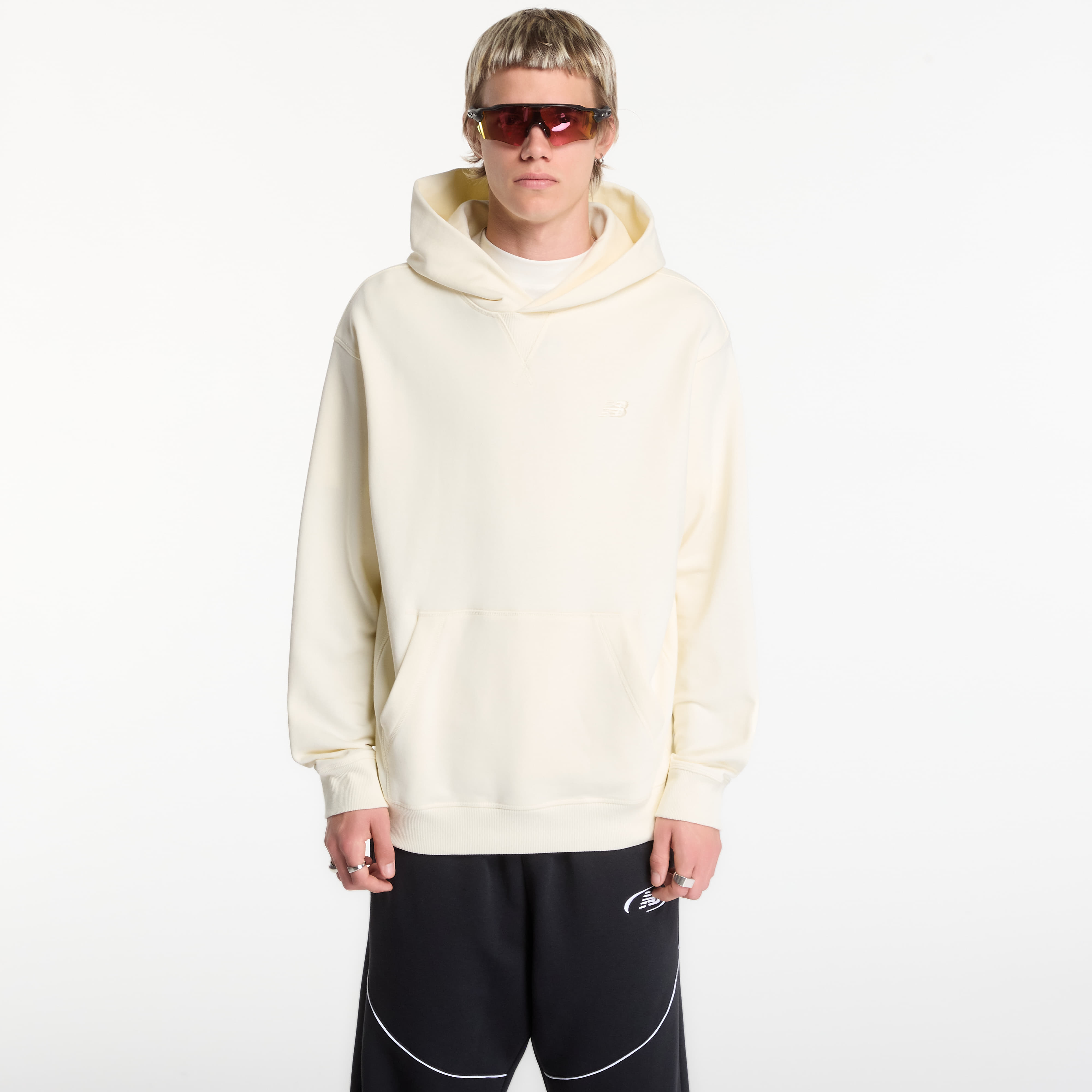 Суитшърт New Balance Athletics French Terry Hoodie Angora M