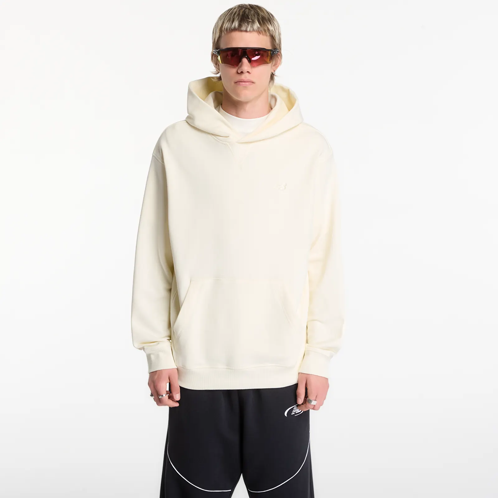 Sudaderas New Balance Athletics French Terry Hoodie Angora