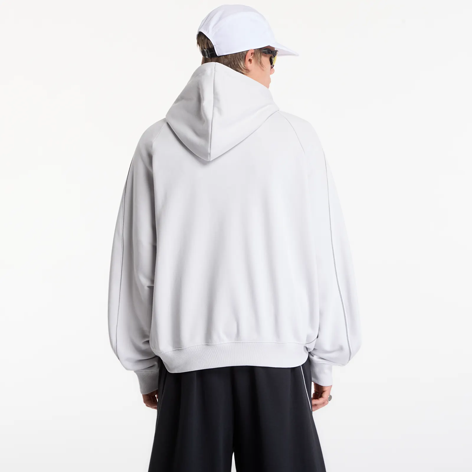 Суичърти New Balance Trackside French Terry Hoodie Grey Matter