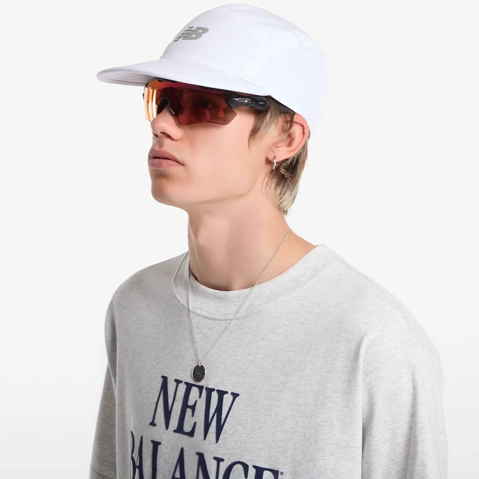 T-shirts  New Balance Athletics Flocked Logo T-Shirt Ash Heather