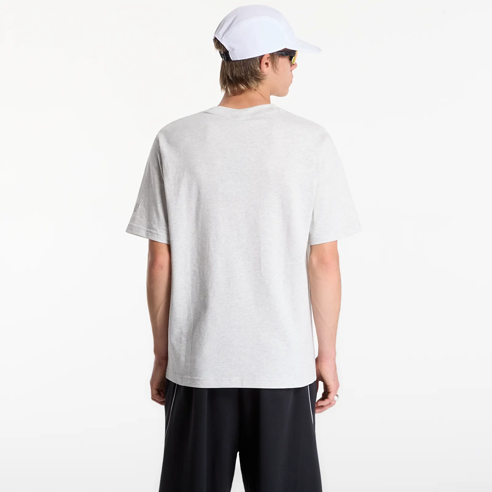 T-shirts  New Balance Athletics Flocked Logo T-Shirt Ash Heather