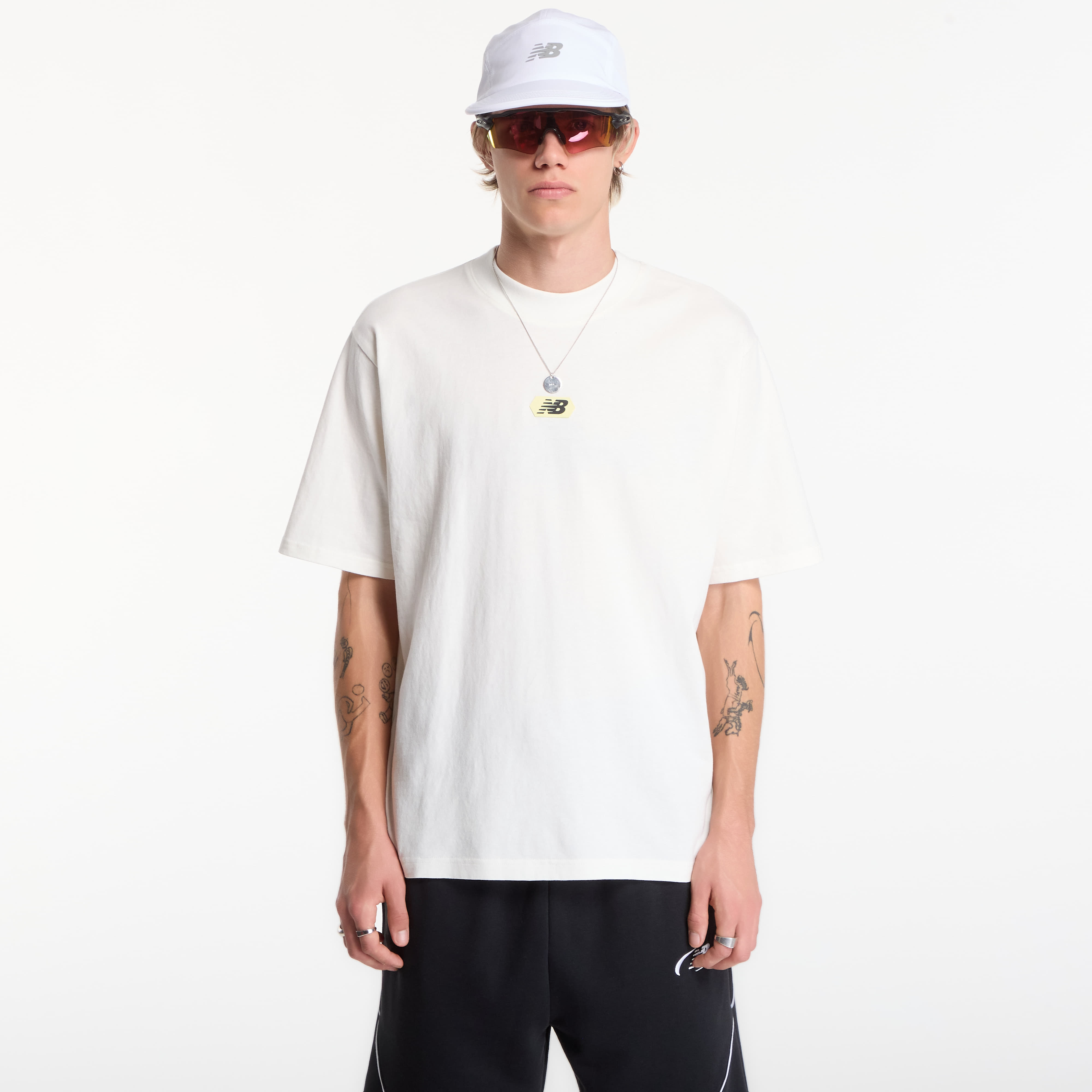 Tričko New Balance Street Classics Multi Blur T-Shirt Sea Salt M