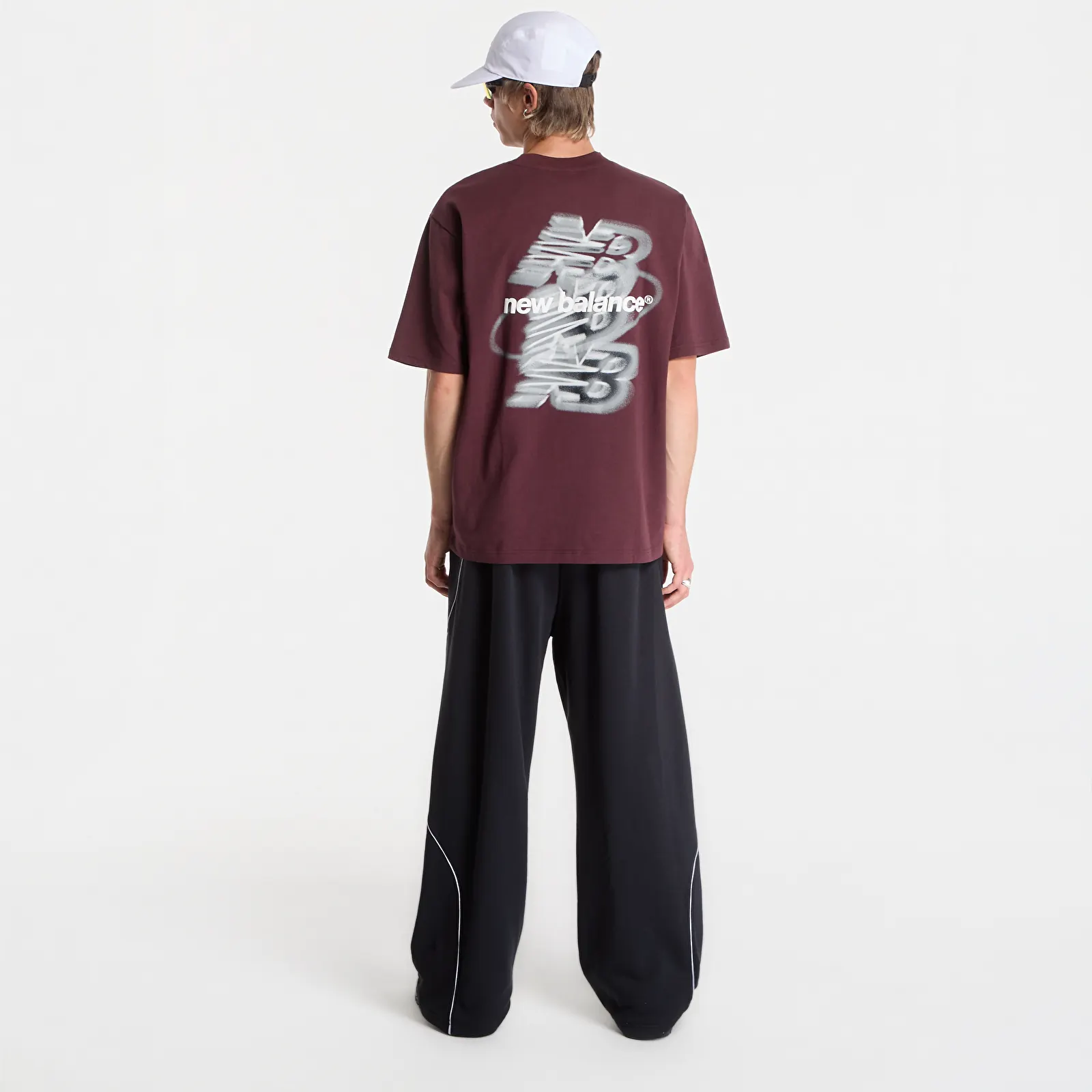 T-shirts  New Balance Street Classics Multi Blur T-Shirt Cherry Leather