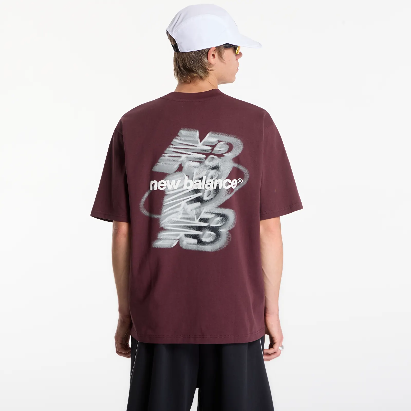 T-shirts  New Balance Street Classics Multi Blur T-Shirt Cherry Leather
