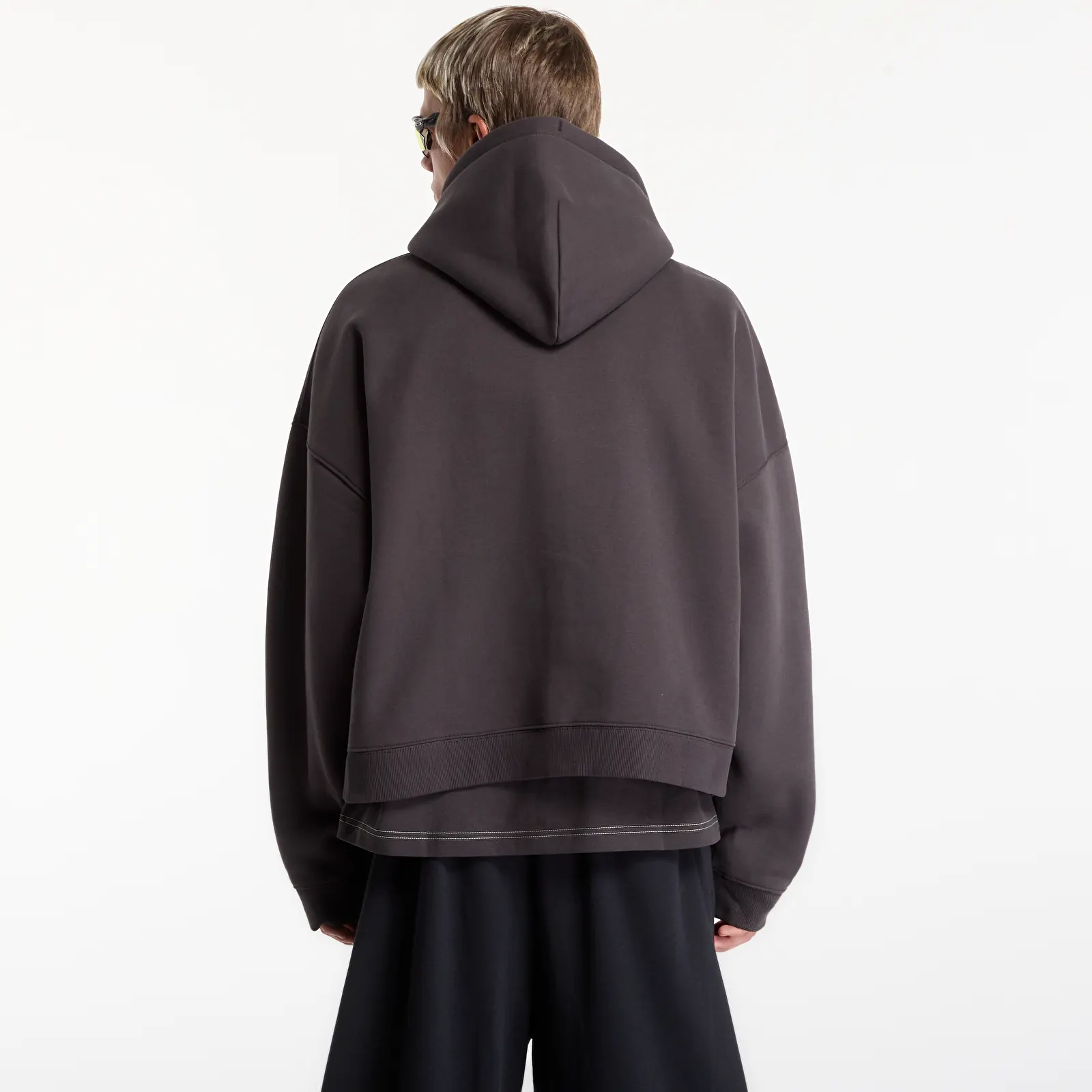 Sweatshirts New Balance Street Classics Distort FZ Hood Black Cement