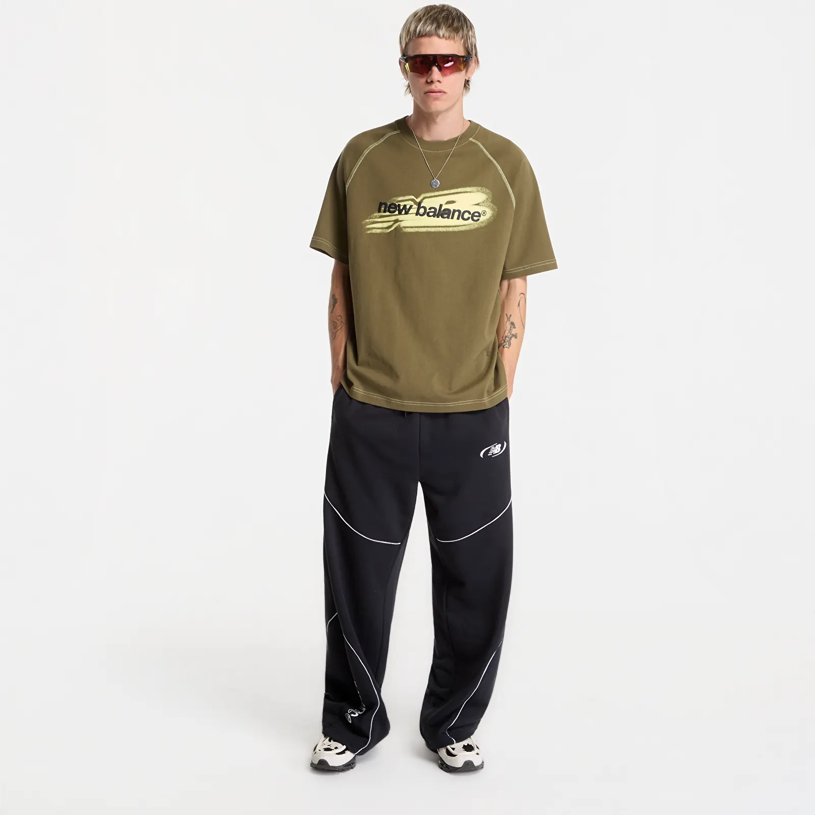 Tricouri  New Balance Street Classics Distort T-Shirt Wakame