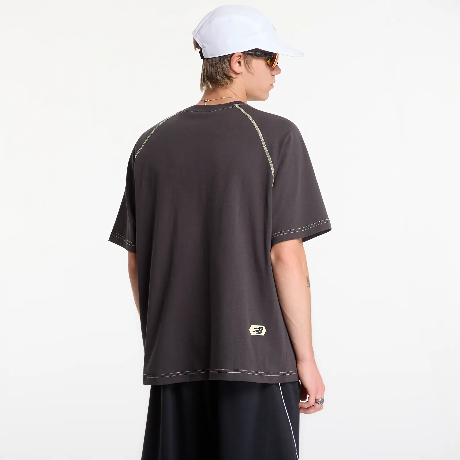 T-shirts  New Balance Street Classics Distort T-Shirt Black Cement