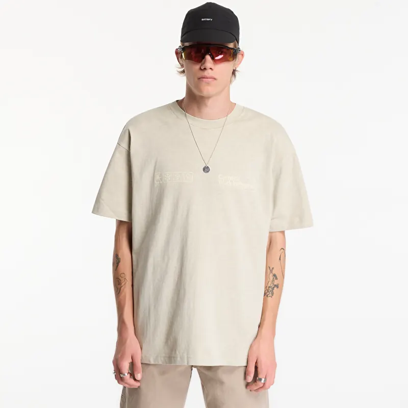 Carhartt WIP S/S Boxed T-Shirt UNISEX Fleur De Sel Garment Dyed