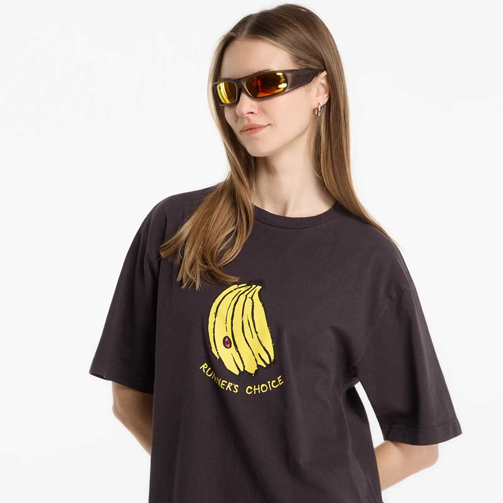 T-shirts District Vision California Cotton Tee UNISEX Runner's Choice Vintage Black