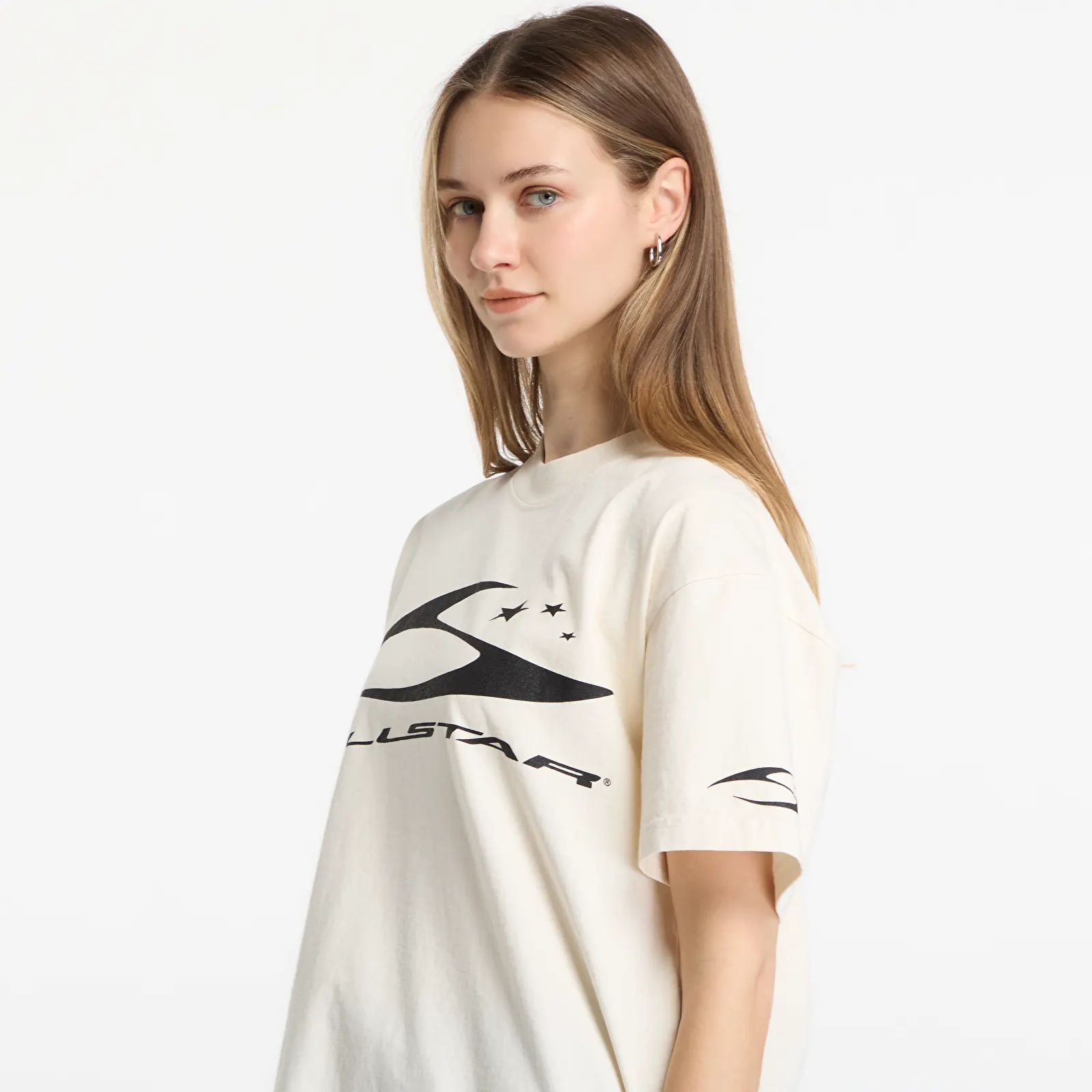 T-krekli Hellstar H Cursive Logo T-Shirt UNISEX White