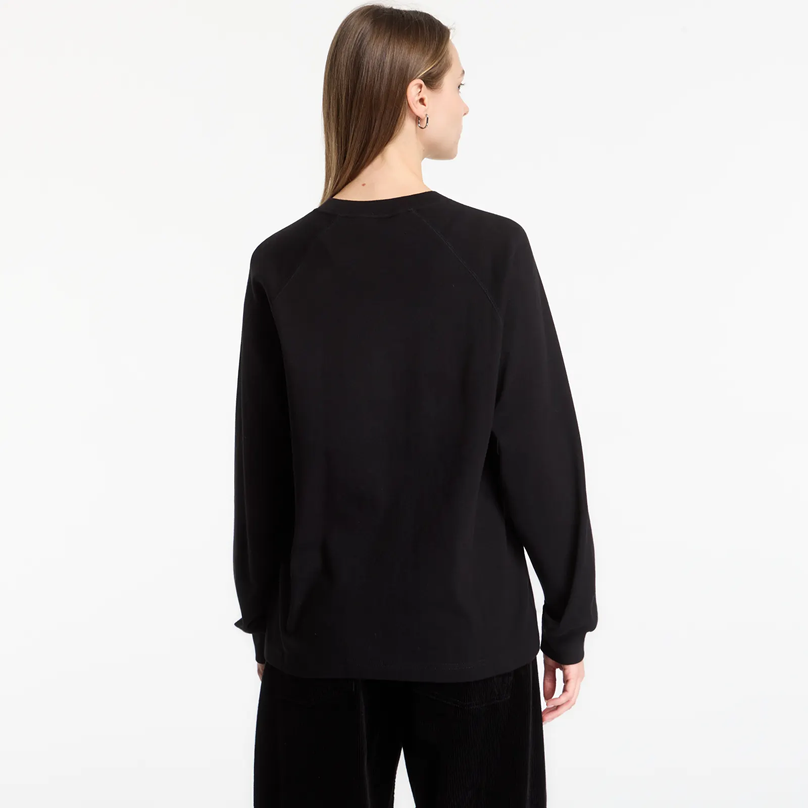 T-shirts  Carhartt WIP L/S Signature Rib T-Shirt UNISEX Black/ White
