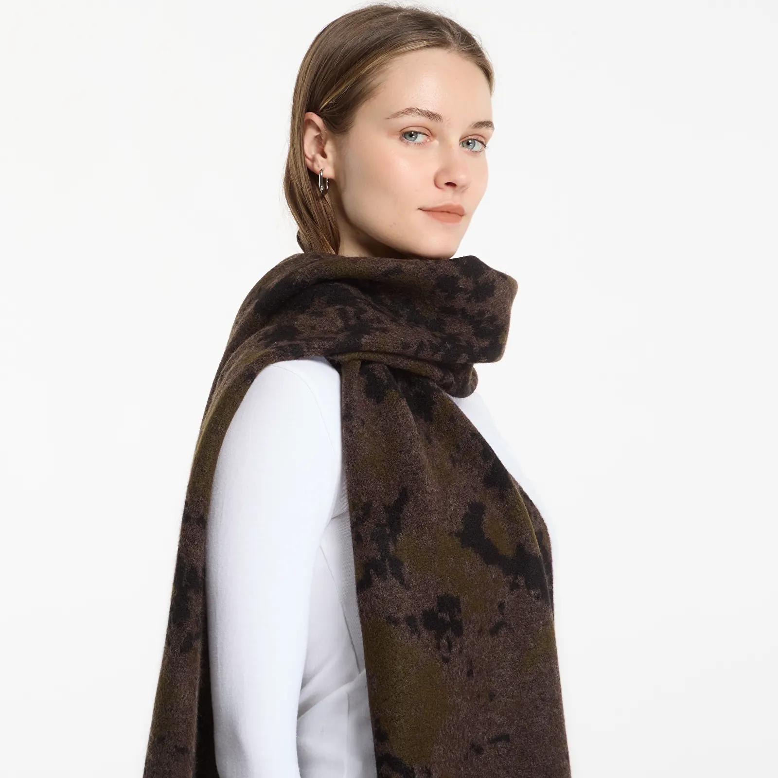 Eșarfe Carhartt WIP Camo Disperse Scarf Camo Disperse Jacquard, Black