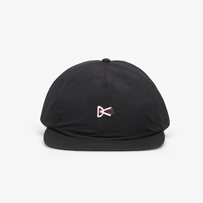 District Vision Paneled Nylon Hat Symbol Black