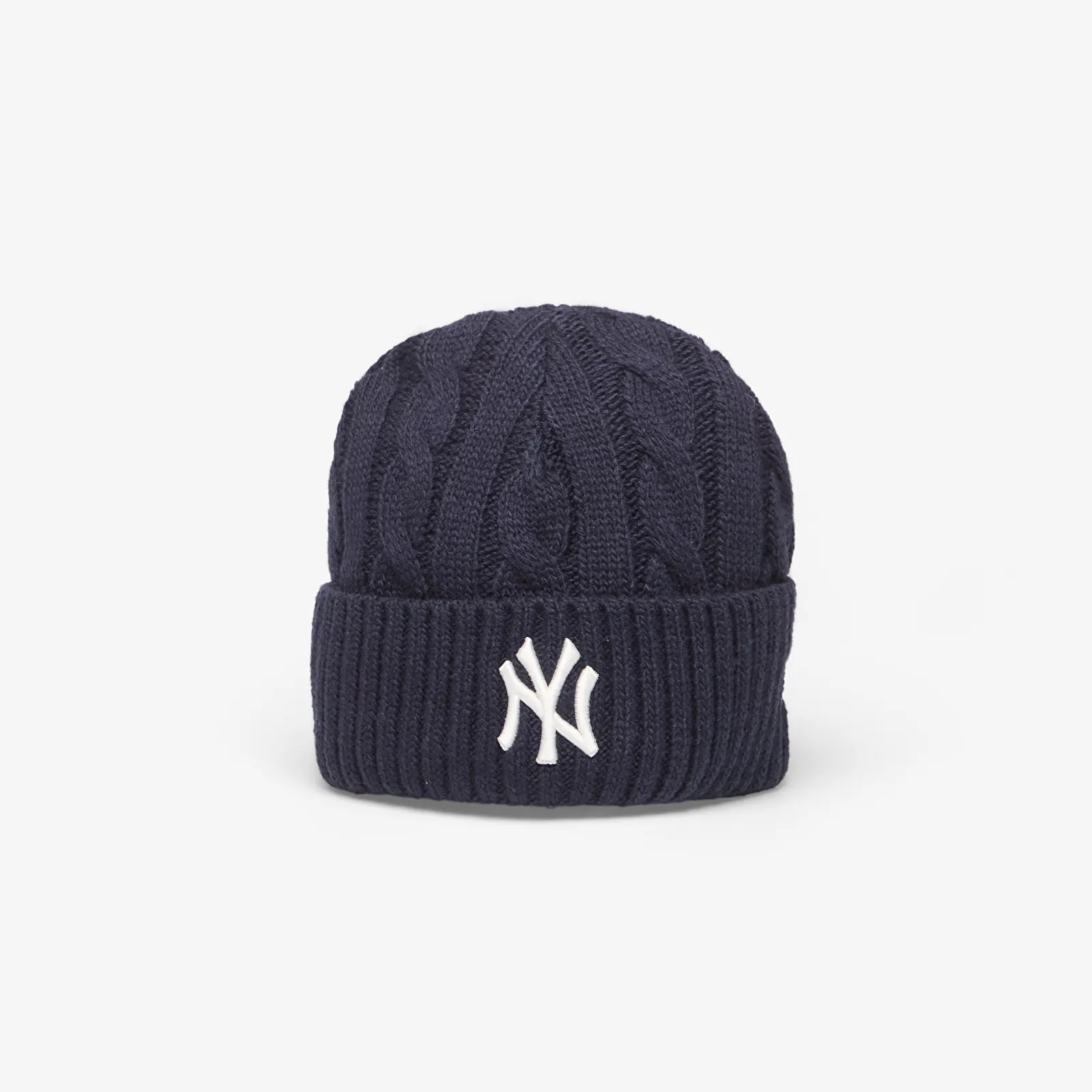 Hats New Era Knit Thin MLB Short Cuff Beanie New York Yankees Navy