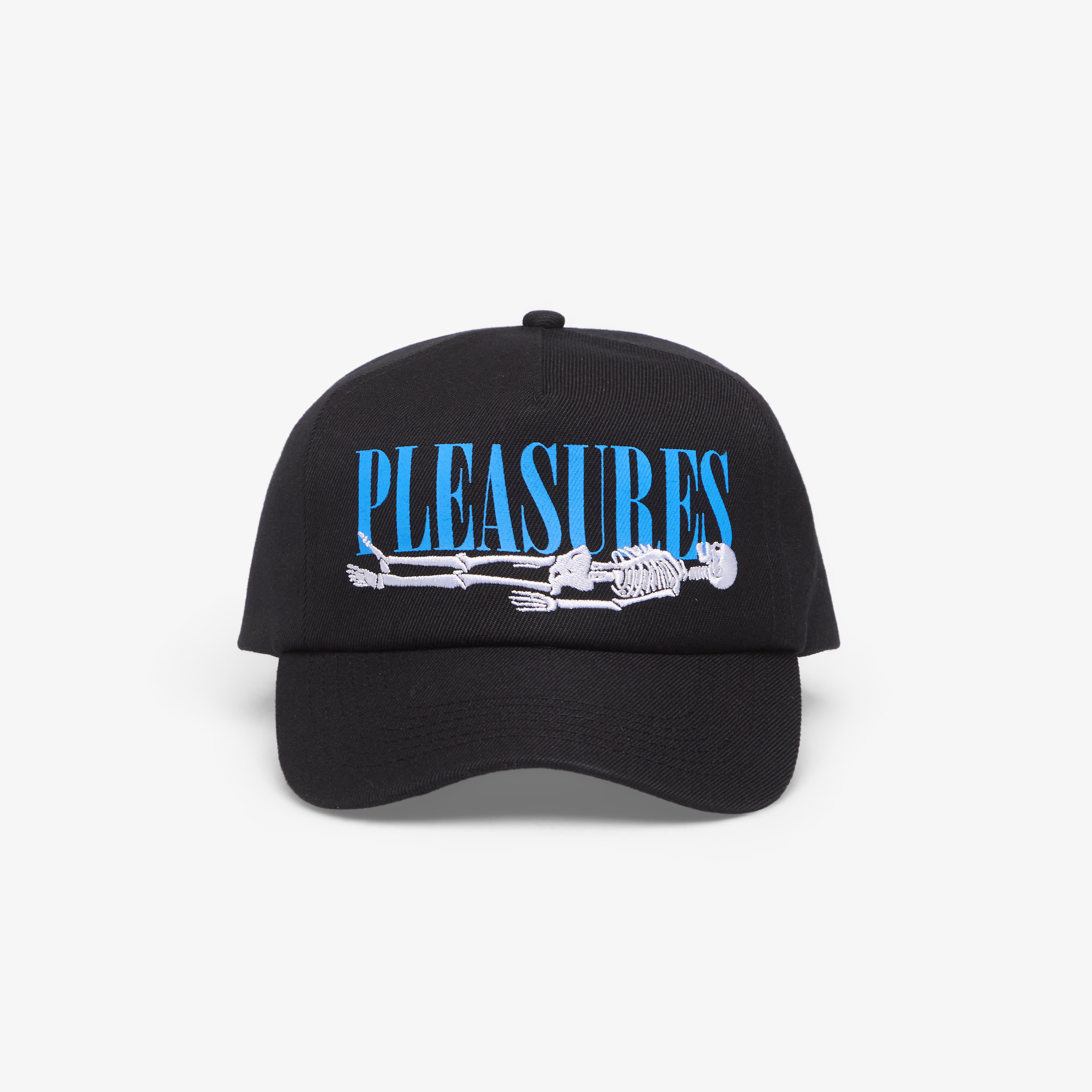 Kšiltovka PLEASURES Bones Snapback Black Universal