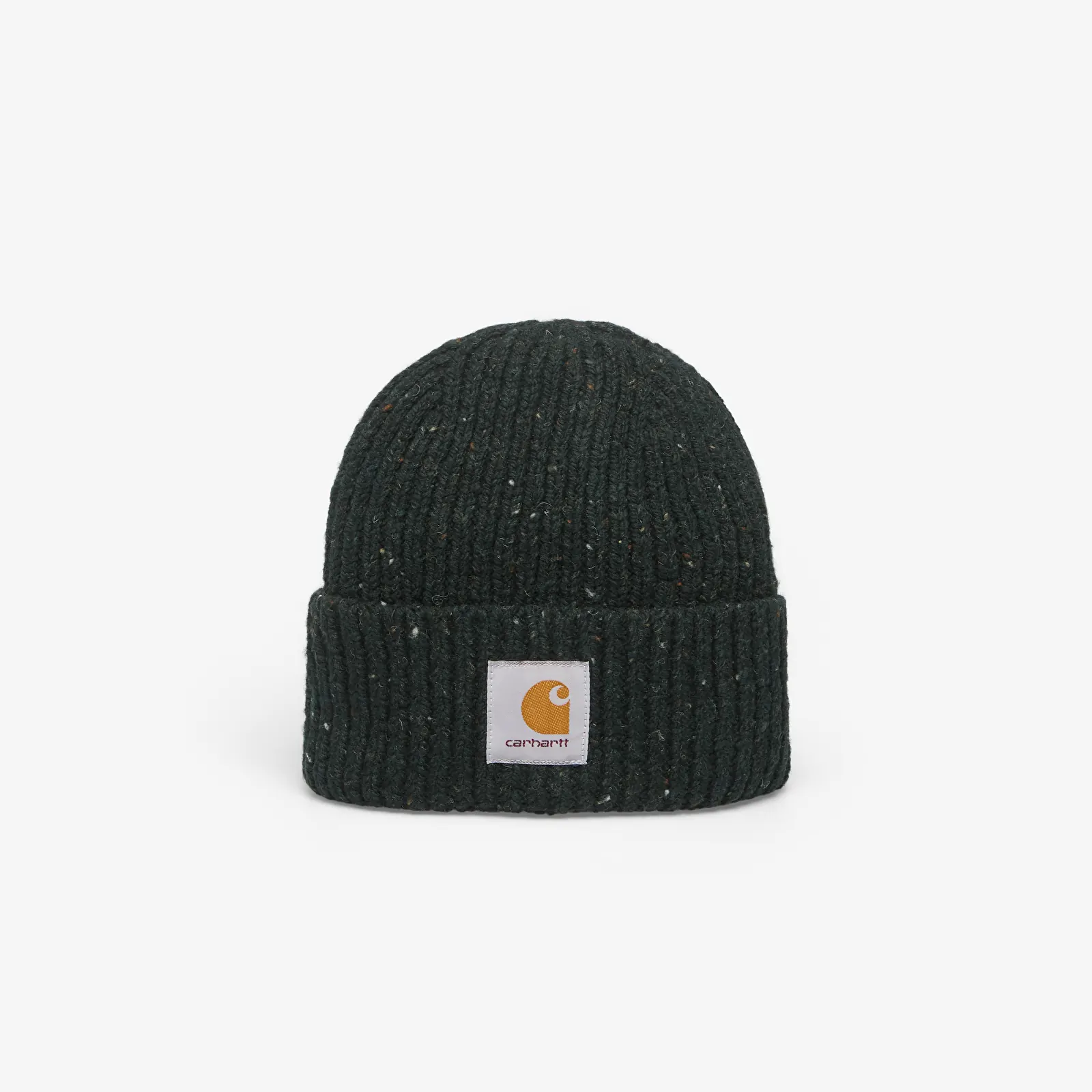 Vyriškos skrybėlės Carhartt WIP Anglistic Beanie Speckled Dark Scarab