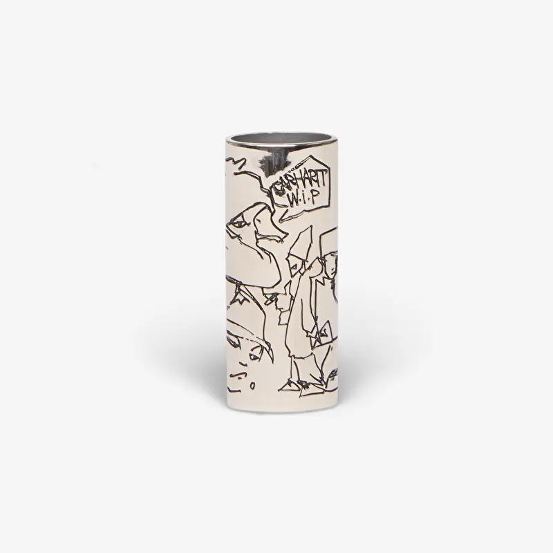 Carhartt WIP Blinkerfluid BIC Metal Lighter Case Silver