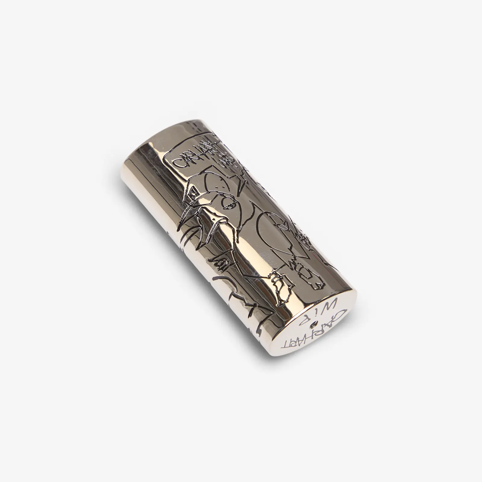 Autres accessoires Carhartt WIP Blinkerfluid BIC Metal Lighter Case Silver