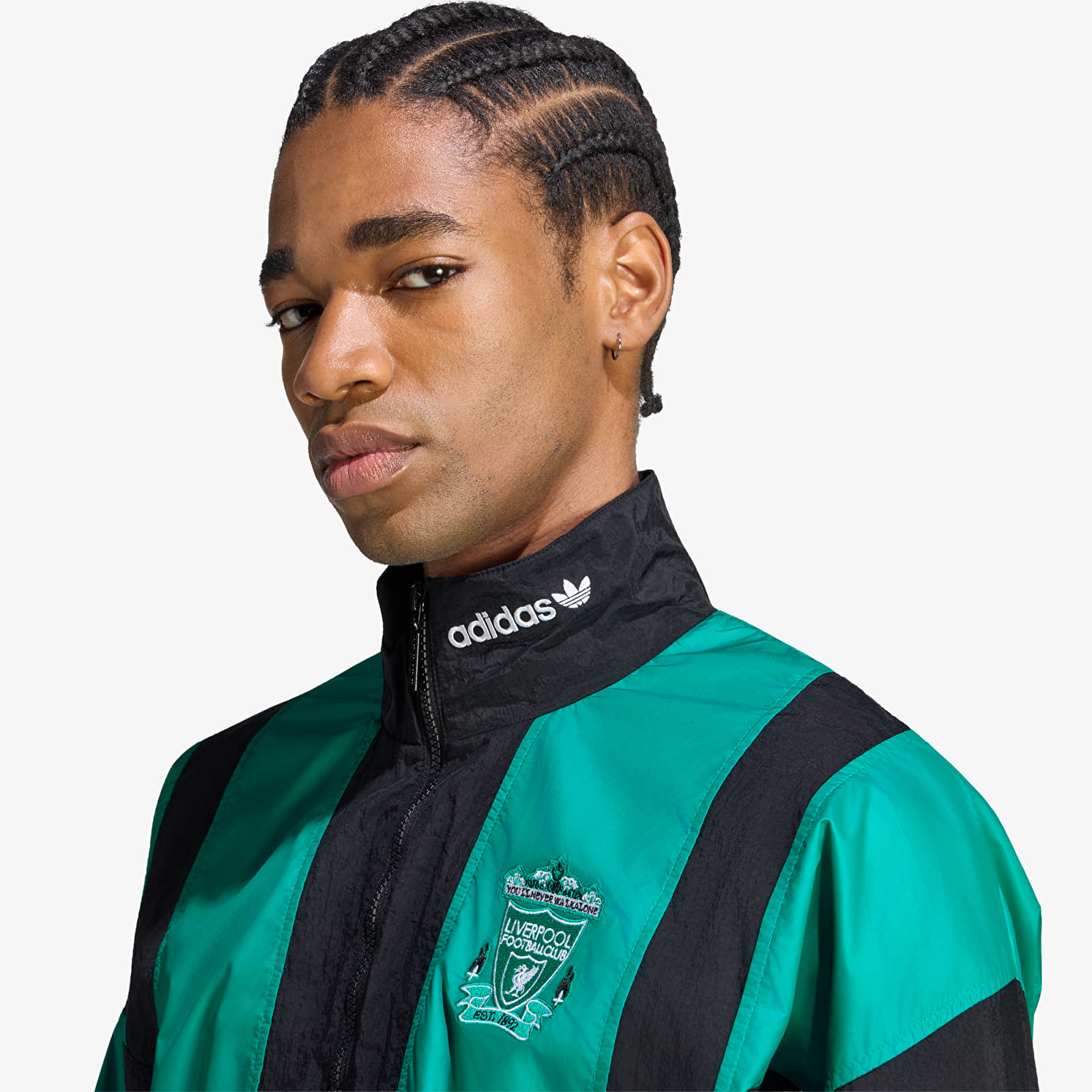 Jackets adidas Liverpool FC EQT Track Top Black/ Equipment Green