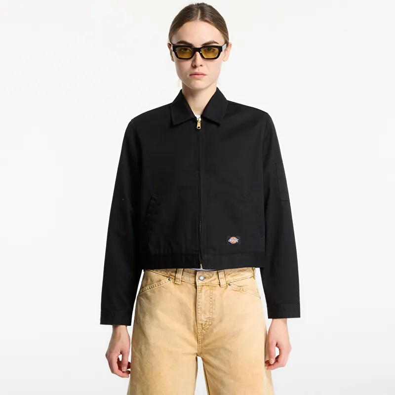 Dickies Lined Eisenhower Crop W Black