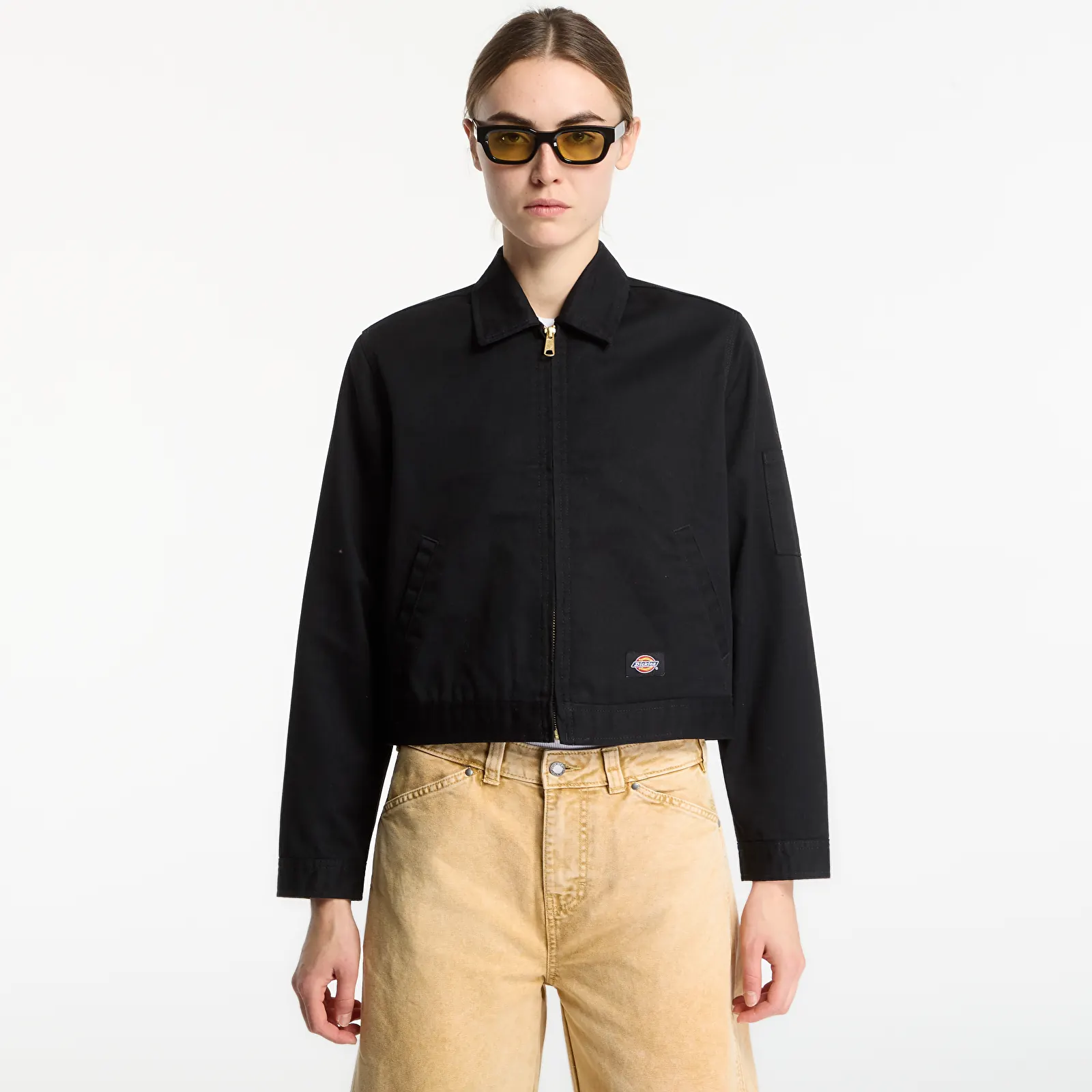 Takit Dickies Lined Eisenhower Crop W Black