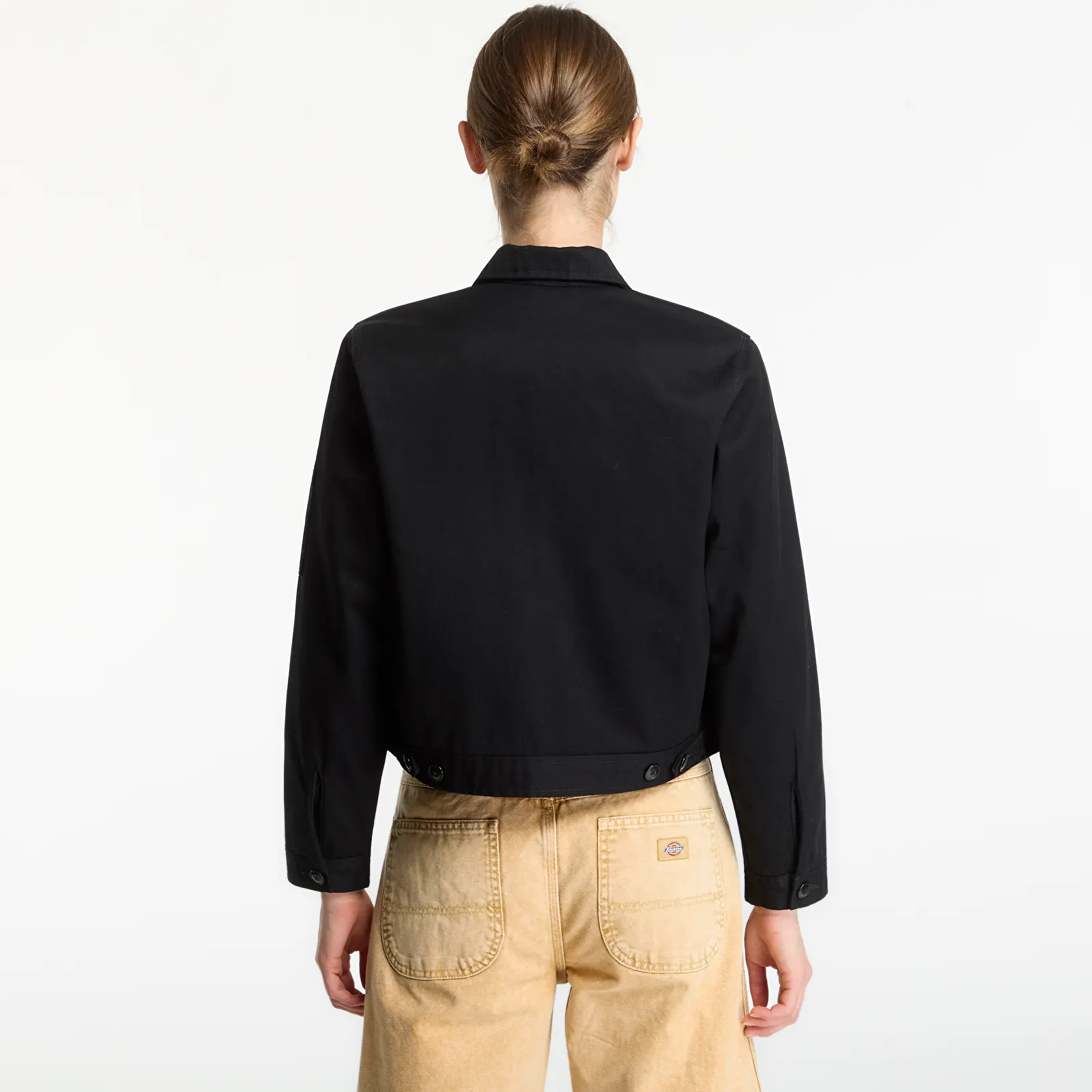 Takit Dickies Lined Eisenhower Crop W Black