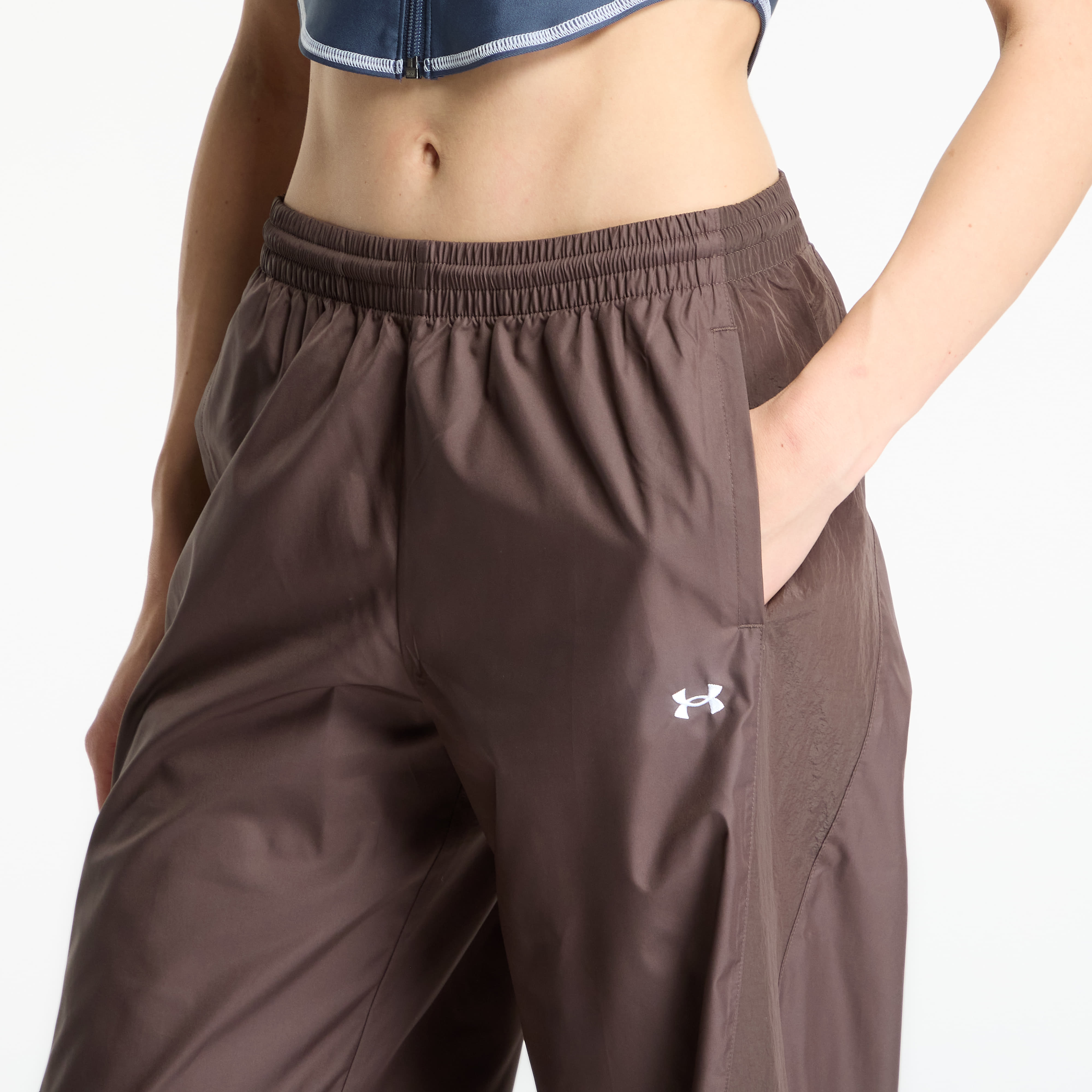 Pantalons Under Armour Icon Woven Pant Peppercorn - vue 2