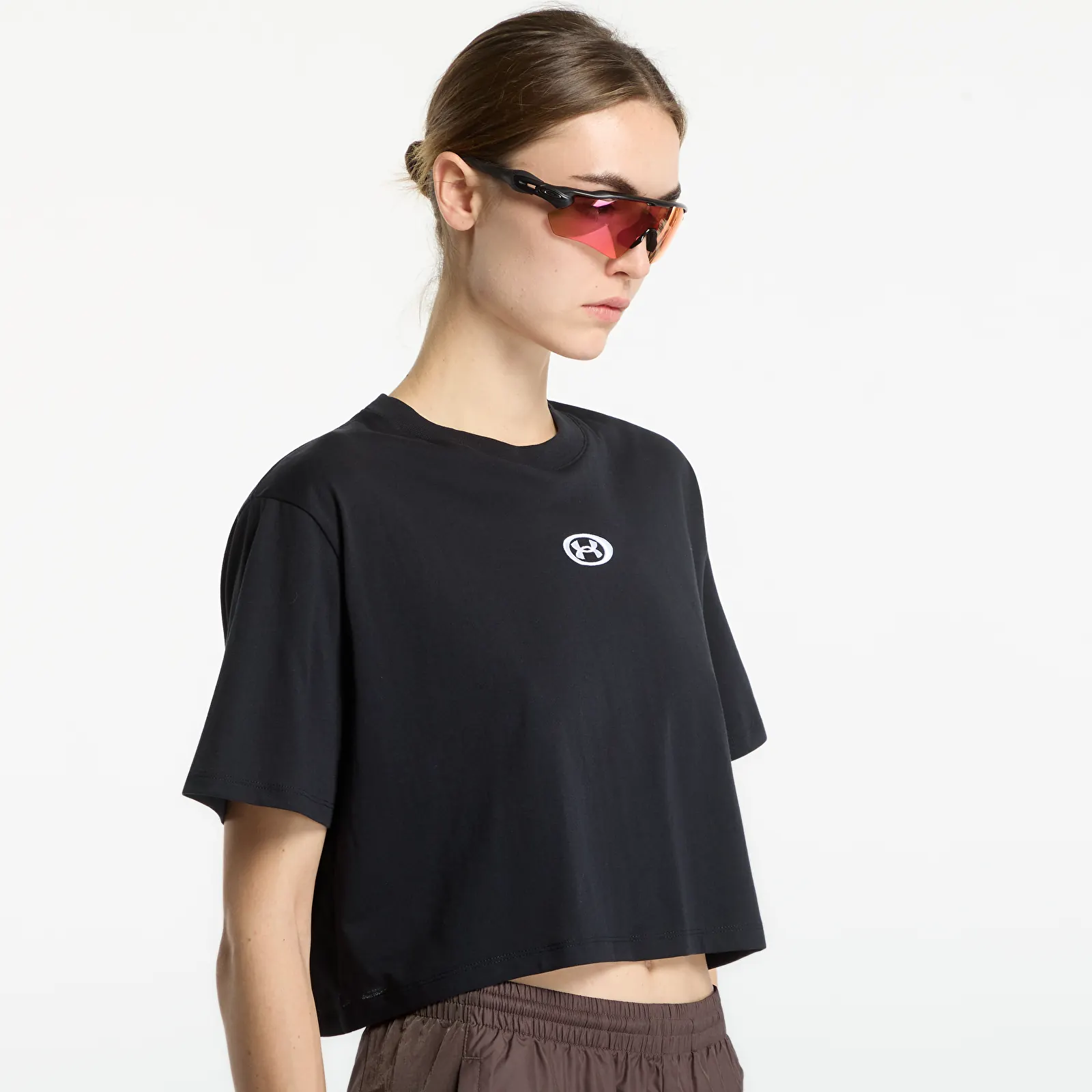 Футболки Under Armour W Center LT SS Black/ White
