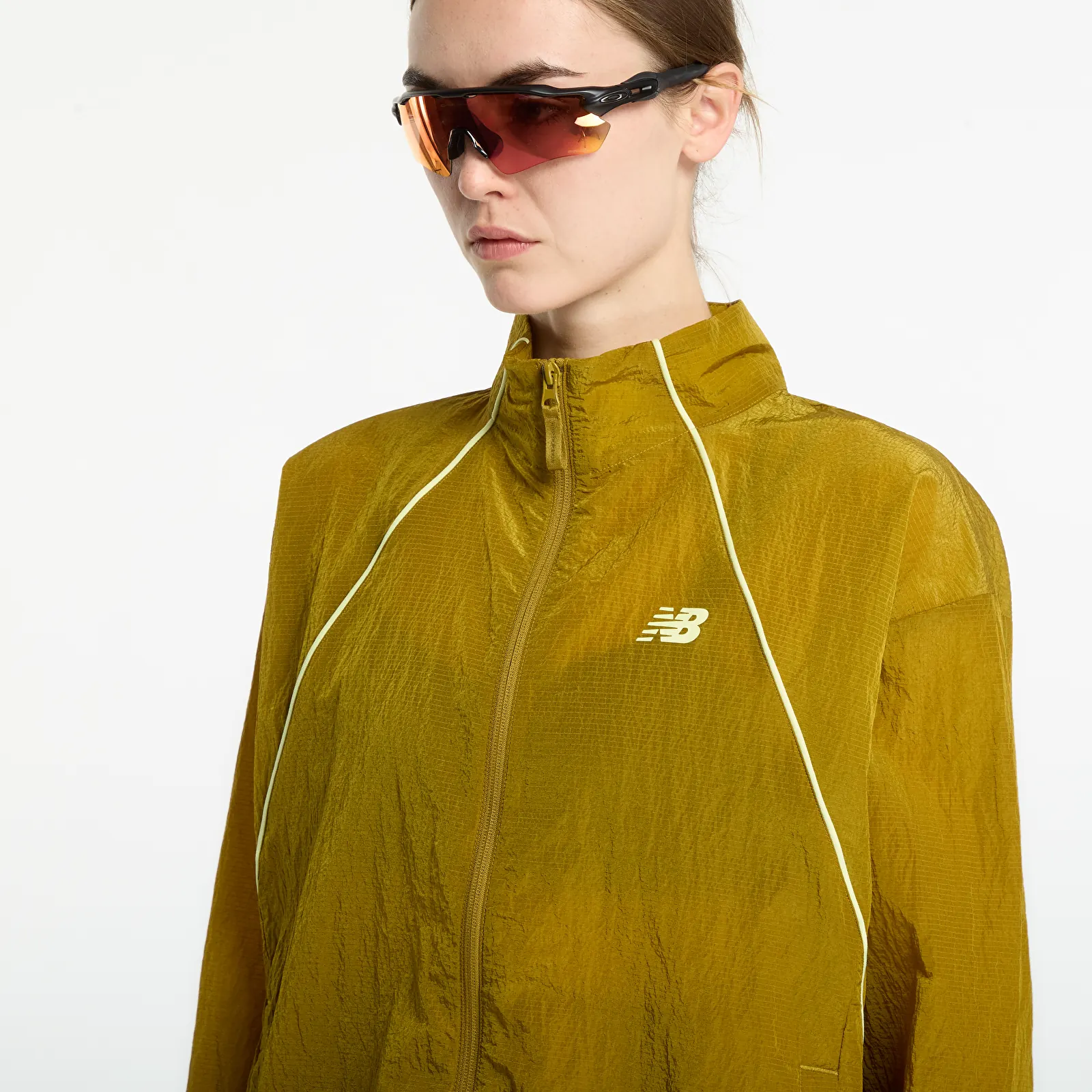 Trenerių striukės New Balance Sport Legacy Jacket Basil Oil