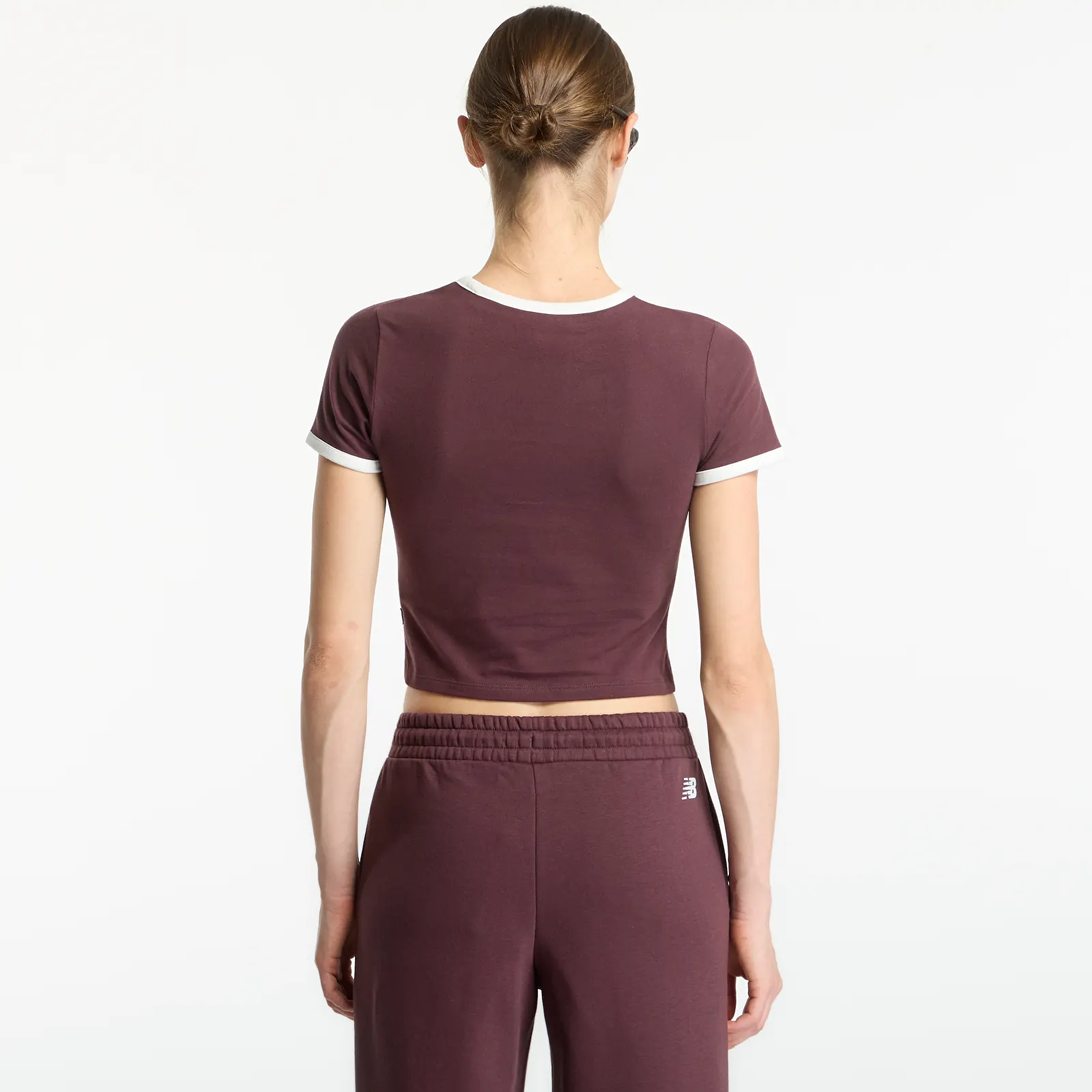 T-shirts New Balance Trackside Ringer T-Shirt Cherry Leather