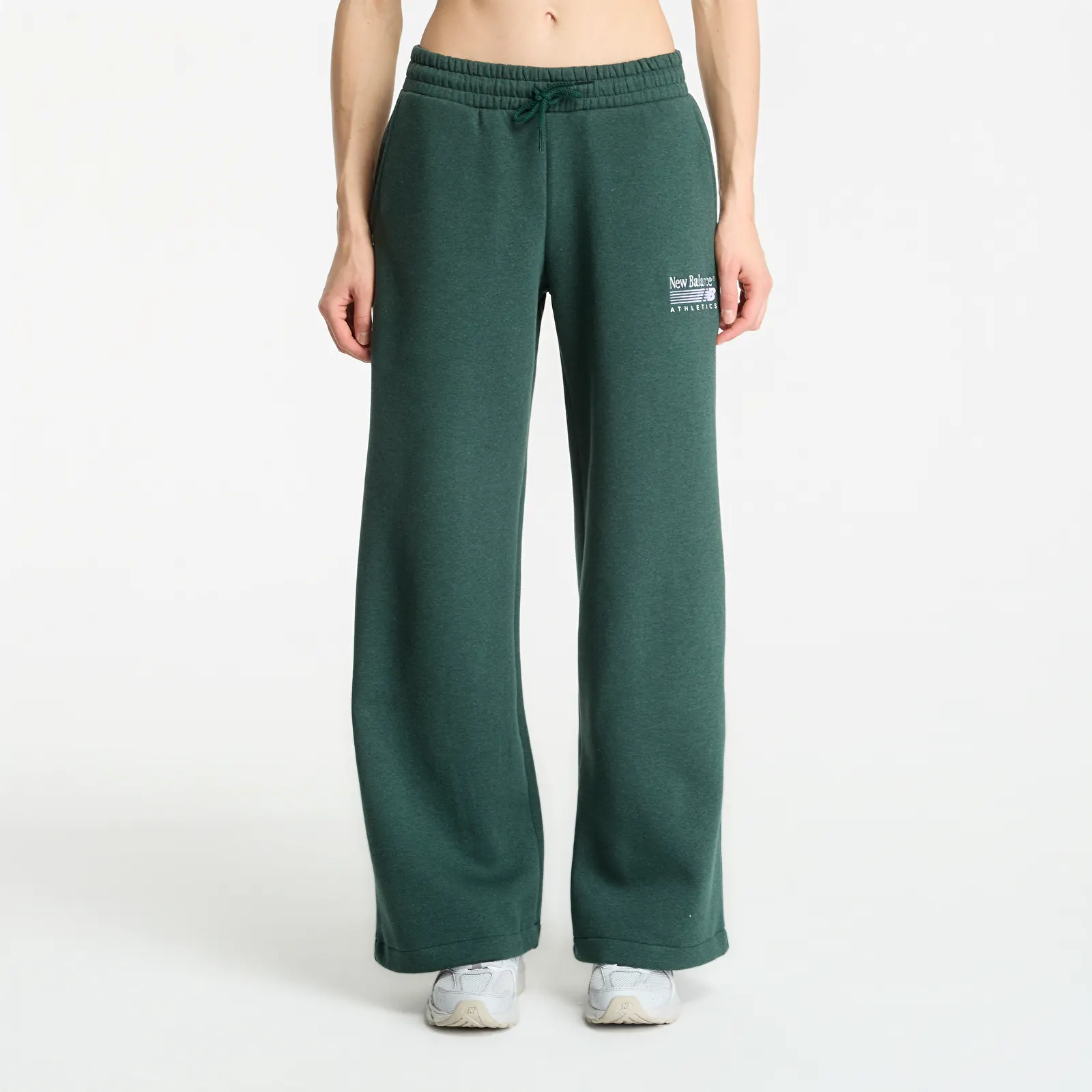Pantalon survêtement New Balance Trackside Fleece Pant Nordic Green Heather
