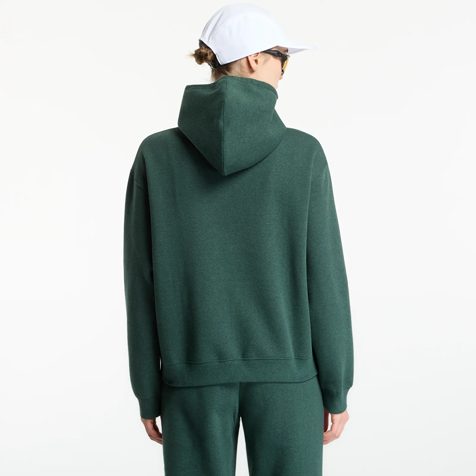 Sweatjacken und Sweatshirts New Balance Trackside Fleece Hoodie Nordic Green Heather