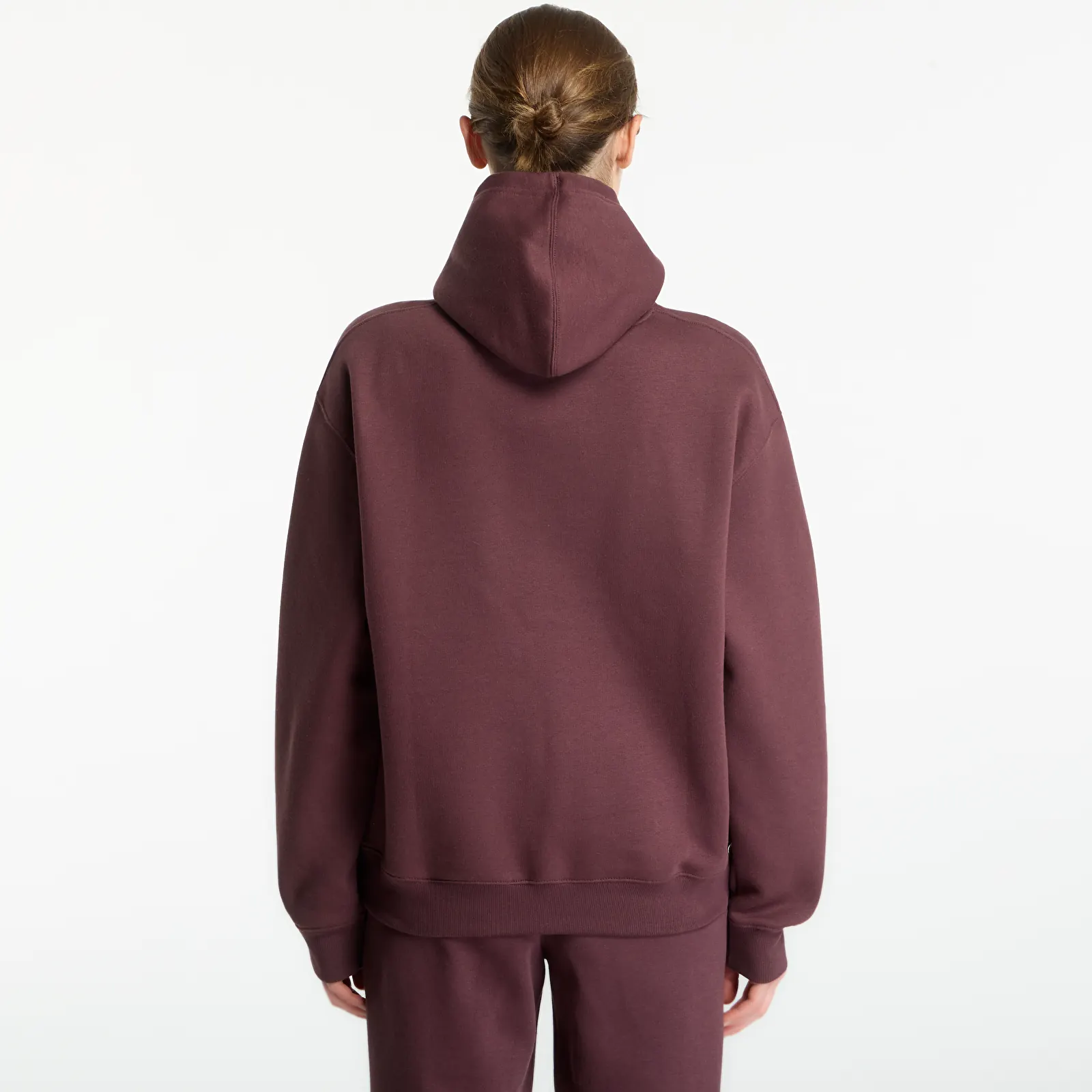 Суичърти New Balance Trackside Fleece Hoodie Cherry Leather