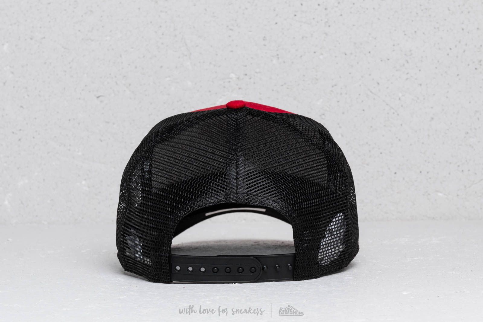 Kepurės New Era Patch A Frame Trucker Cap Red/ Black/ White