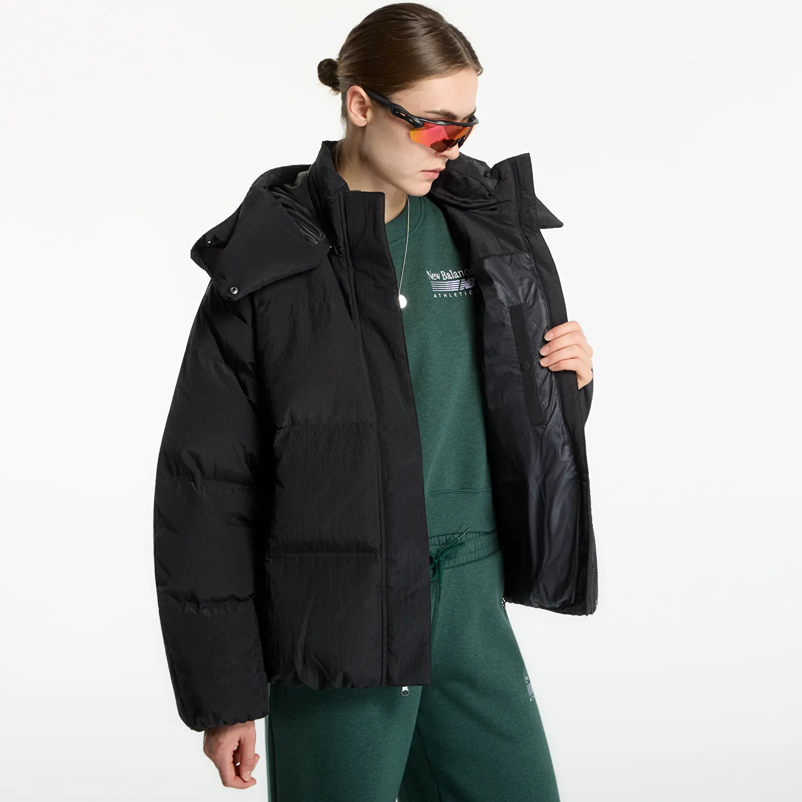 Puffer jackets New Balance Premium Puffer Jacket Black
