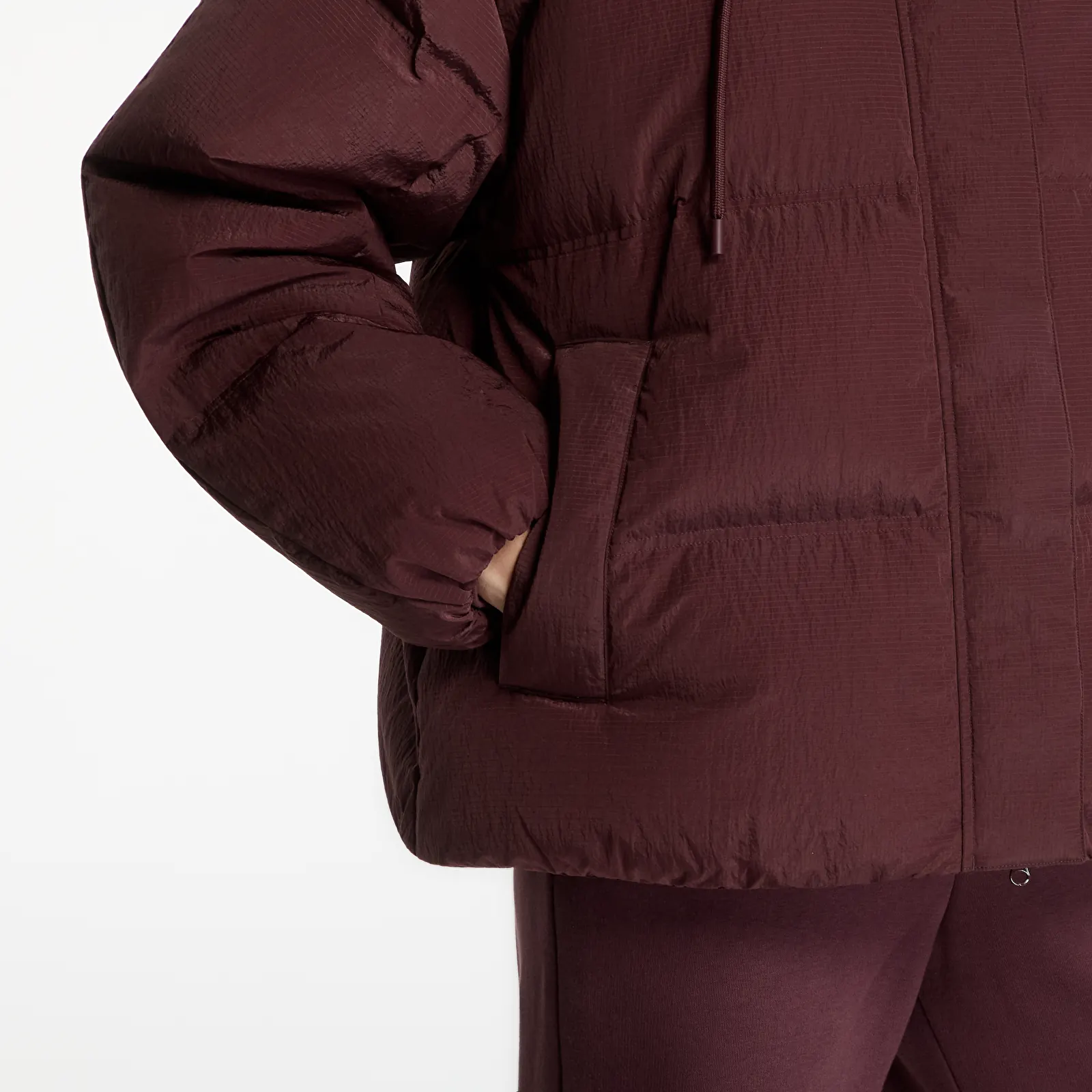 Puffer jackets New Balance Premium Puffer Jacket Cherry Leather