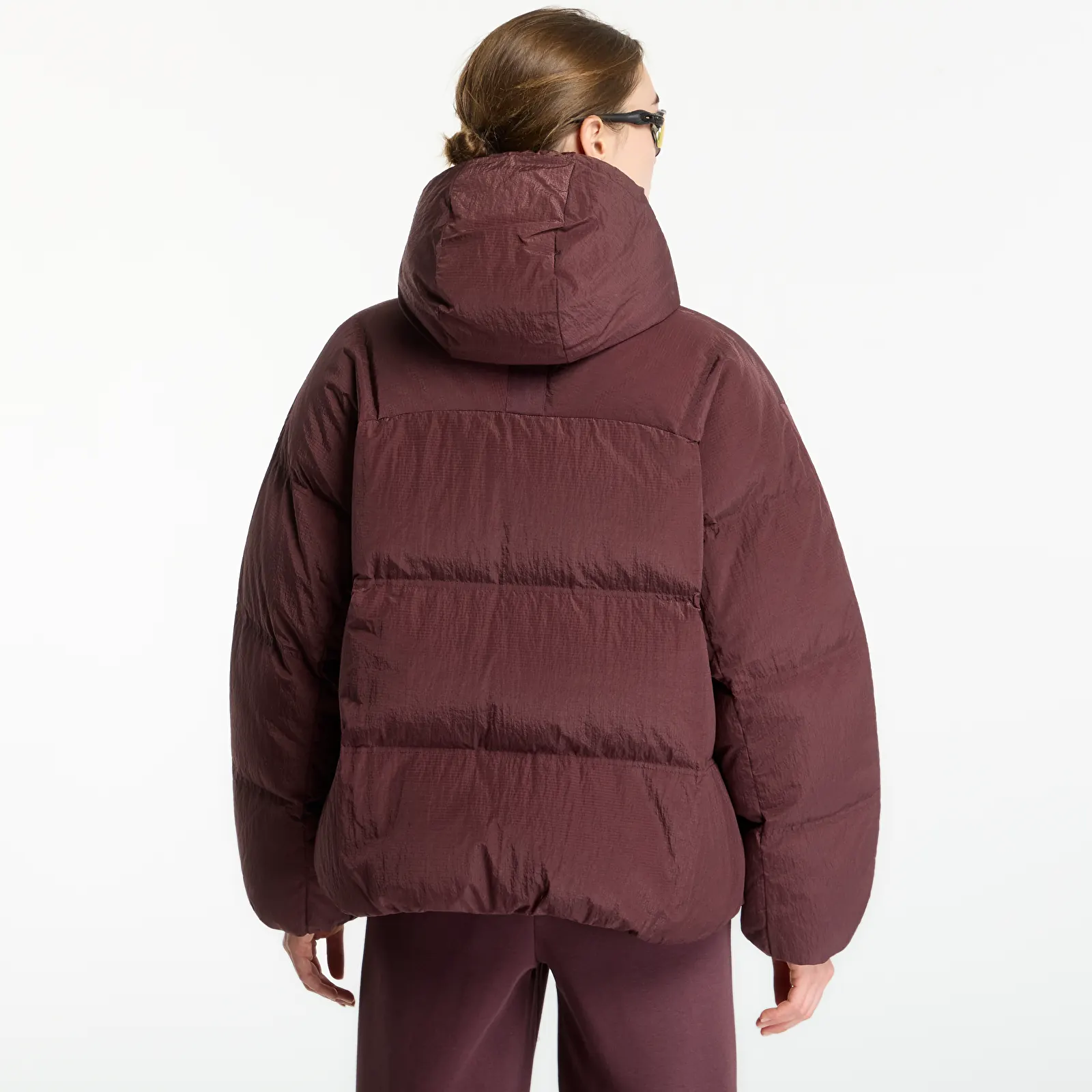 Puffer jackets New Balance Premium Puffer Jacket Cherry Leather