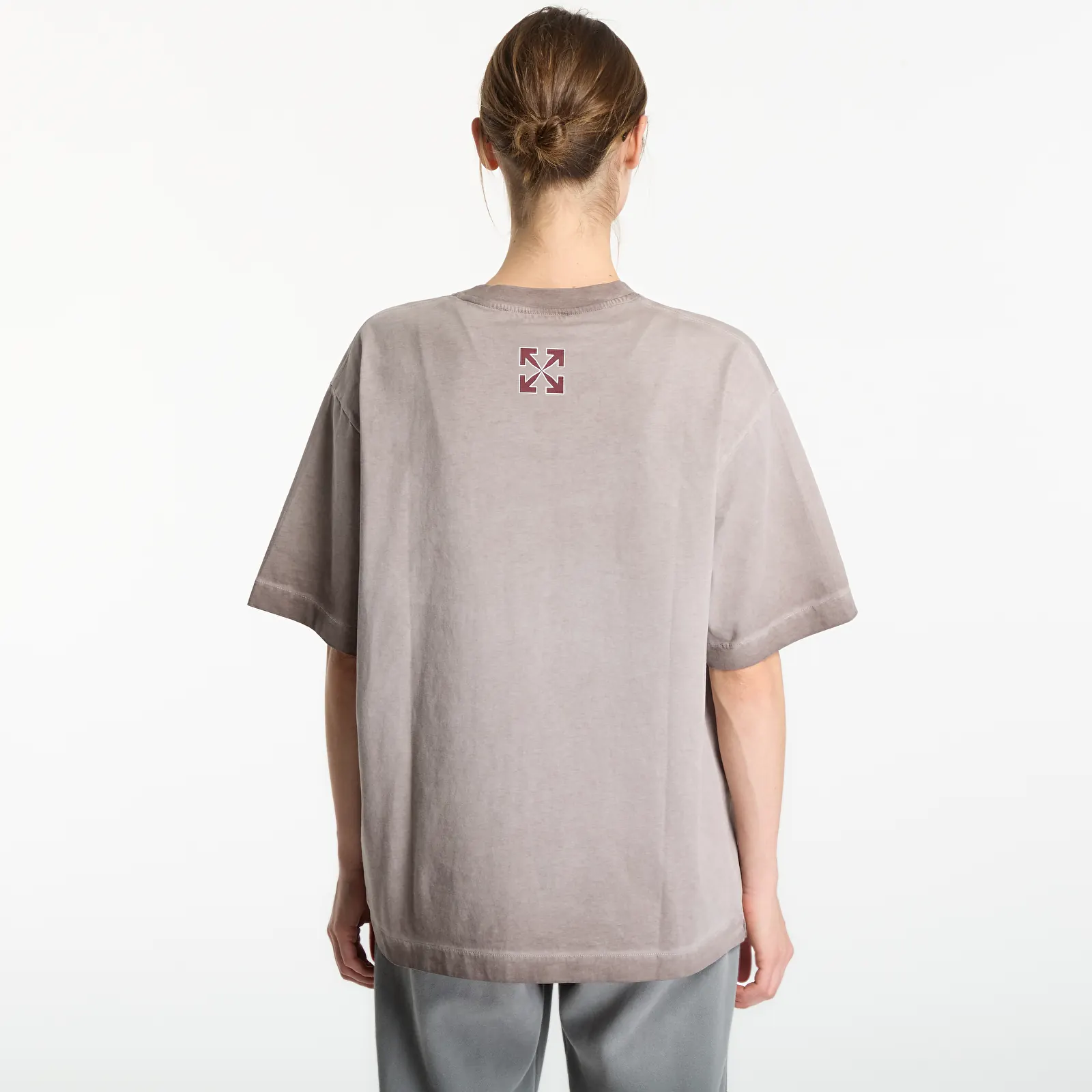 T-shirts Off-White Dreaming Narciso Skate S/S Tee UNISEX Cloud French Roast