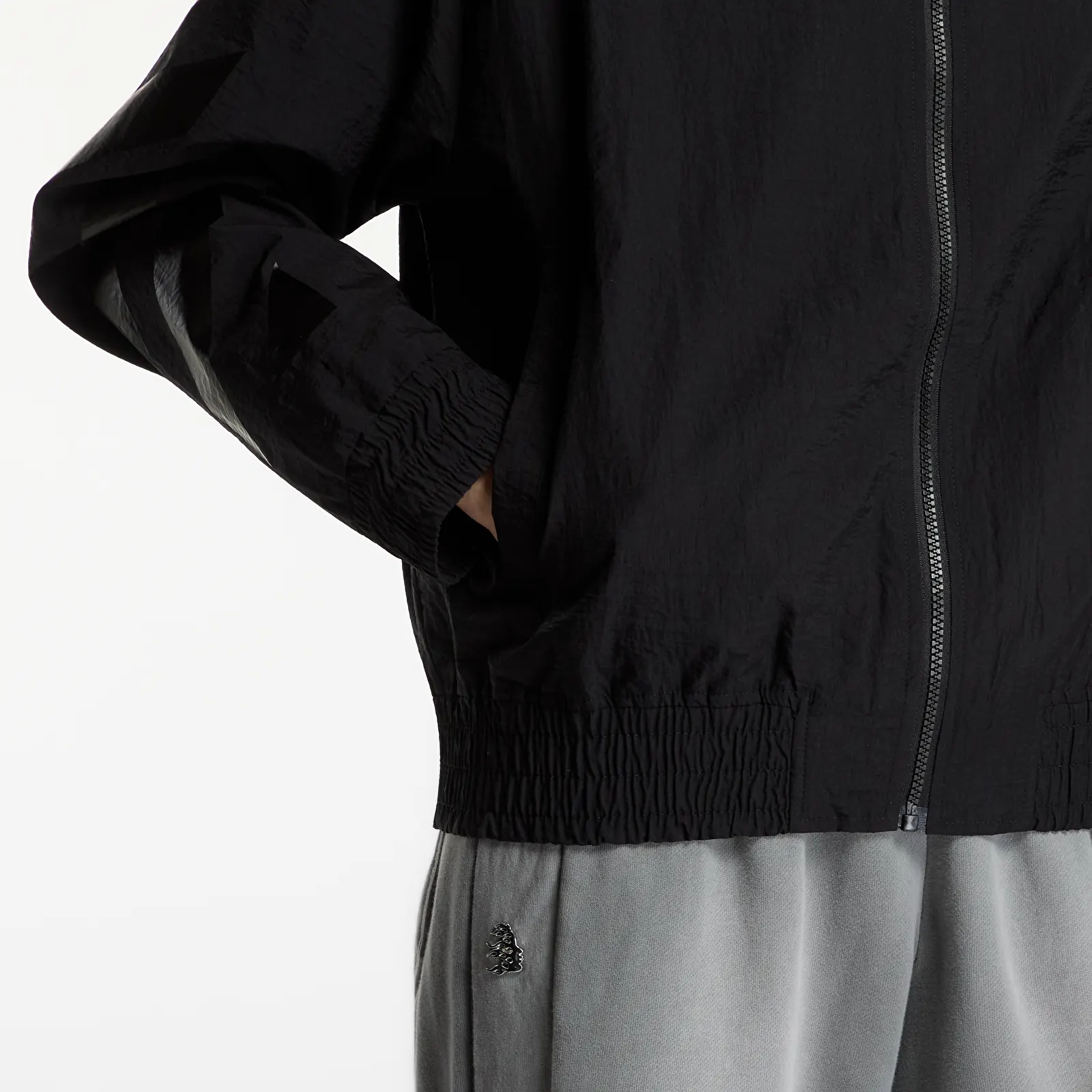 Coach Jackets Off-White Glossy Arrow Nylon Relax Tracktop UNISEX Black