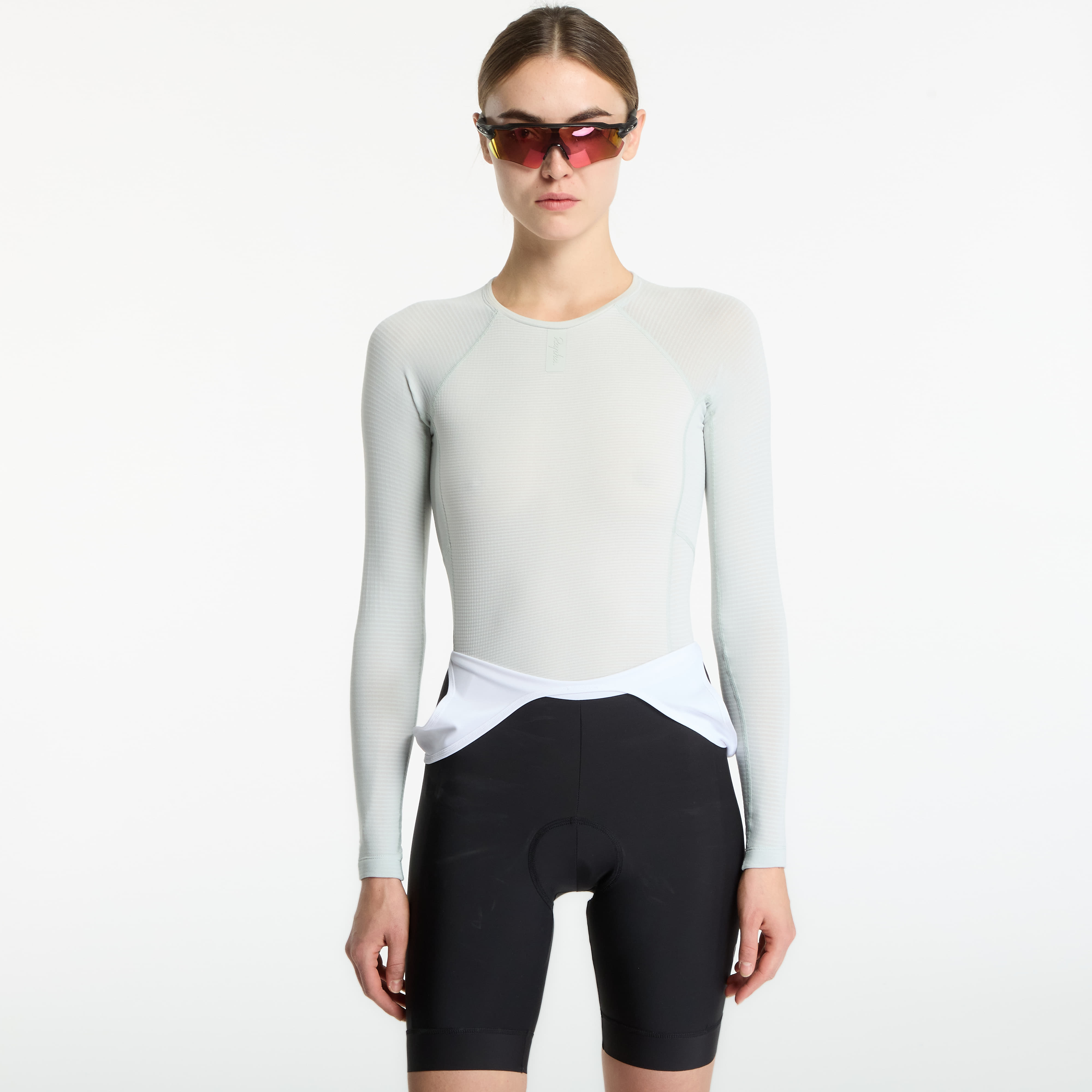 Тениска Rapha Women's Thermal Base Layer Grey/ Grey S