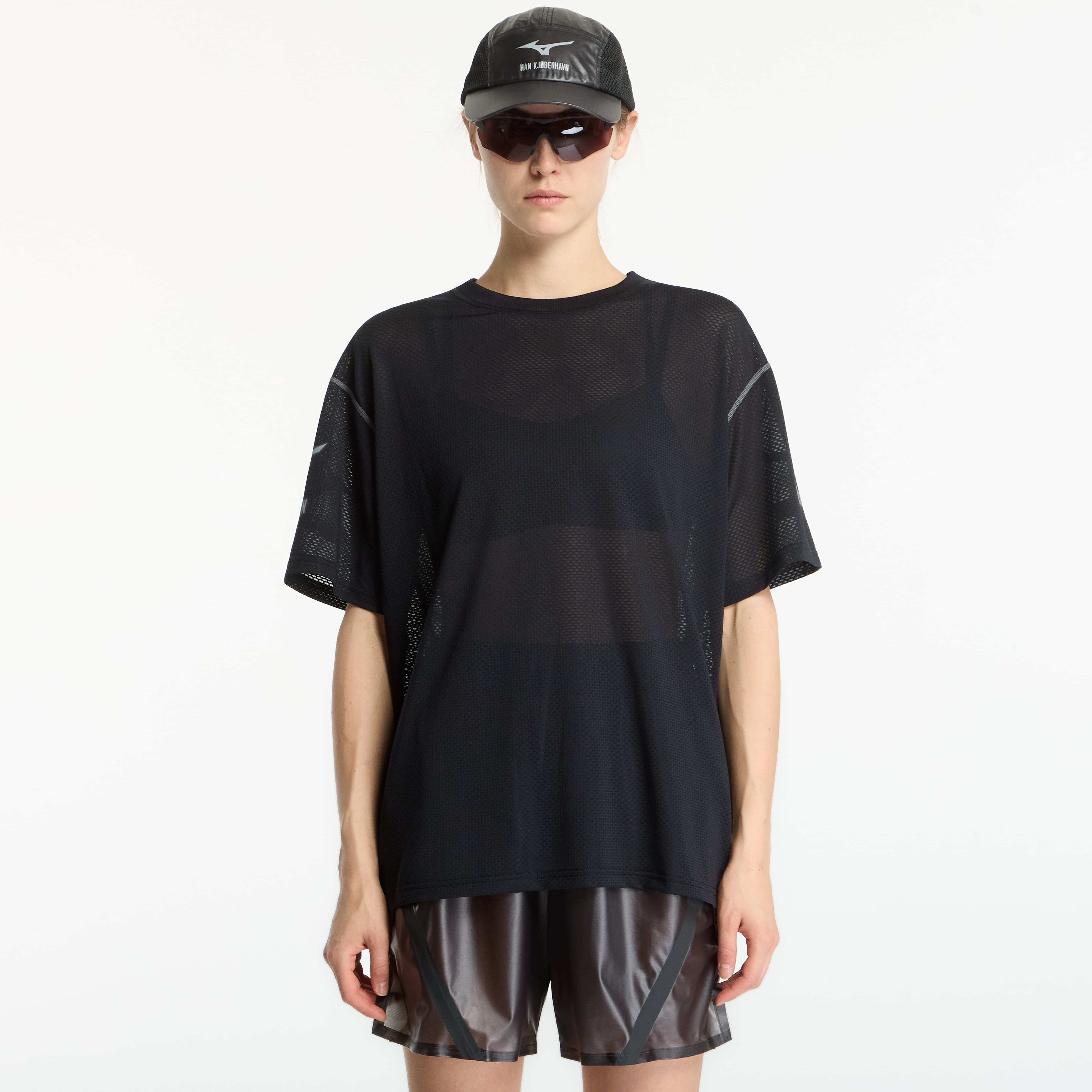 Тениска Mizuno x Han Kjøbenhavn T-shirt Black M