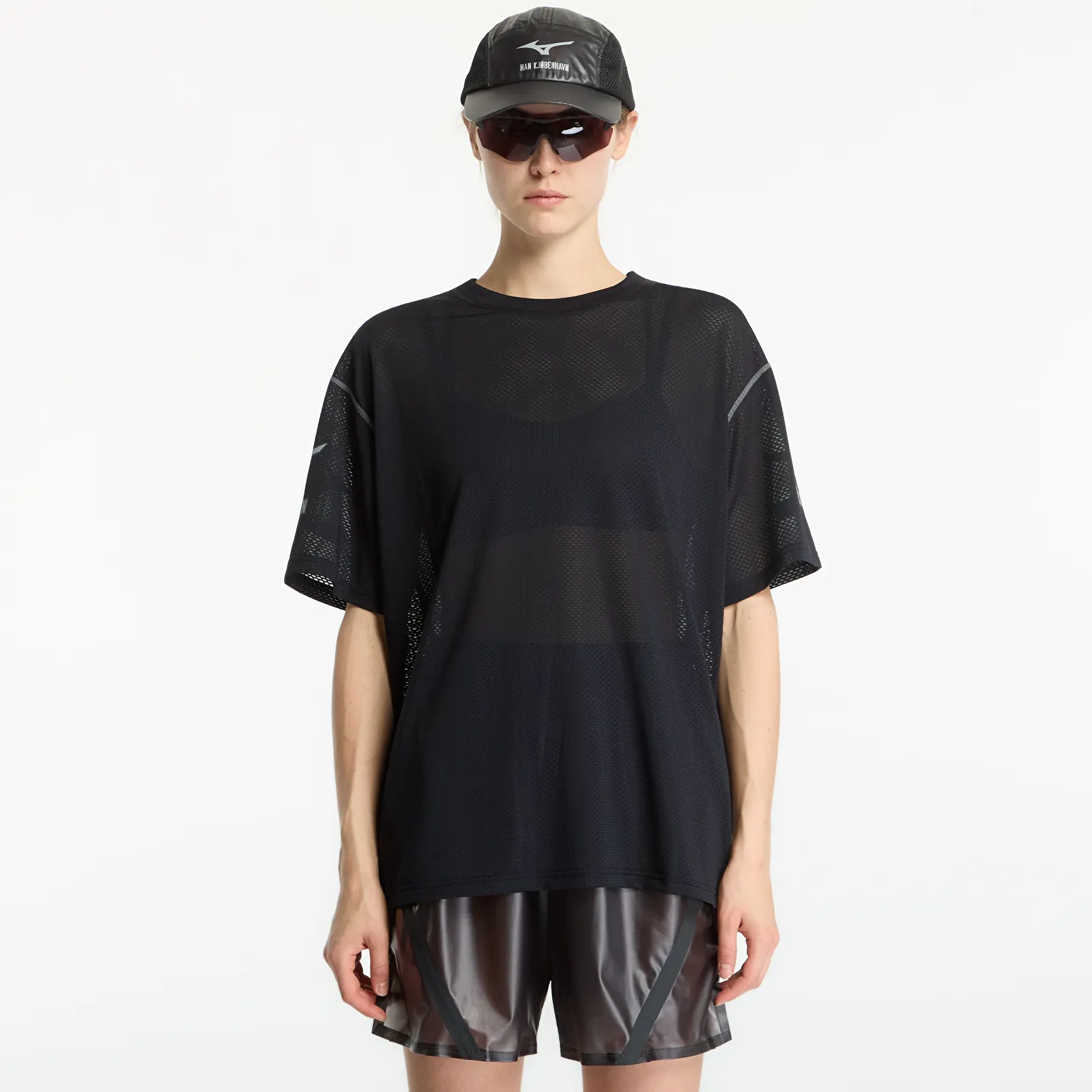 T-krekli Mizuno x Han Kjøbenhavn T-shirt Black