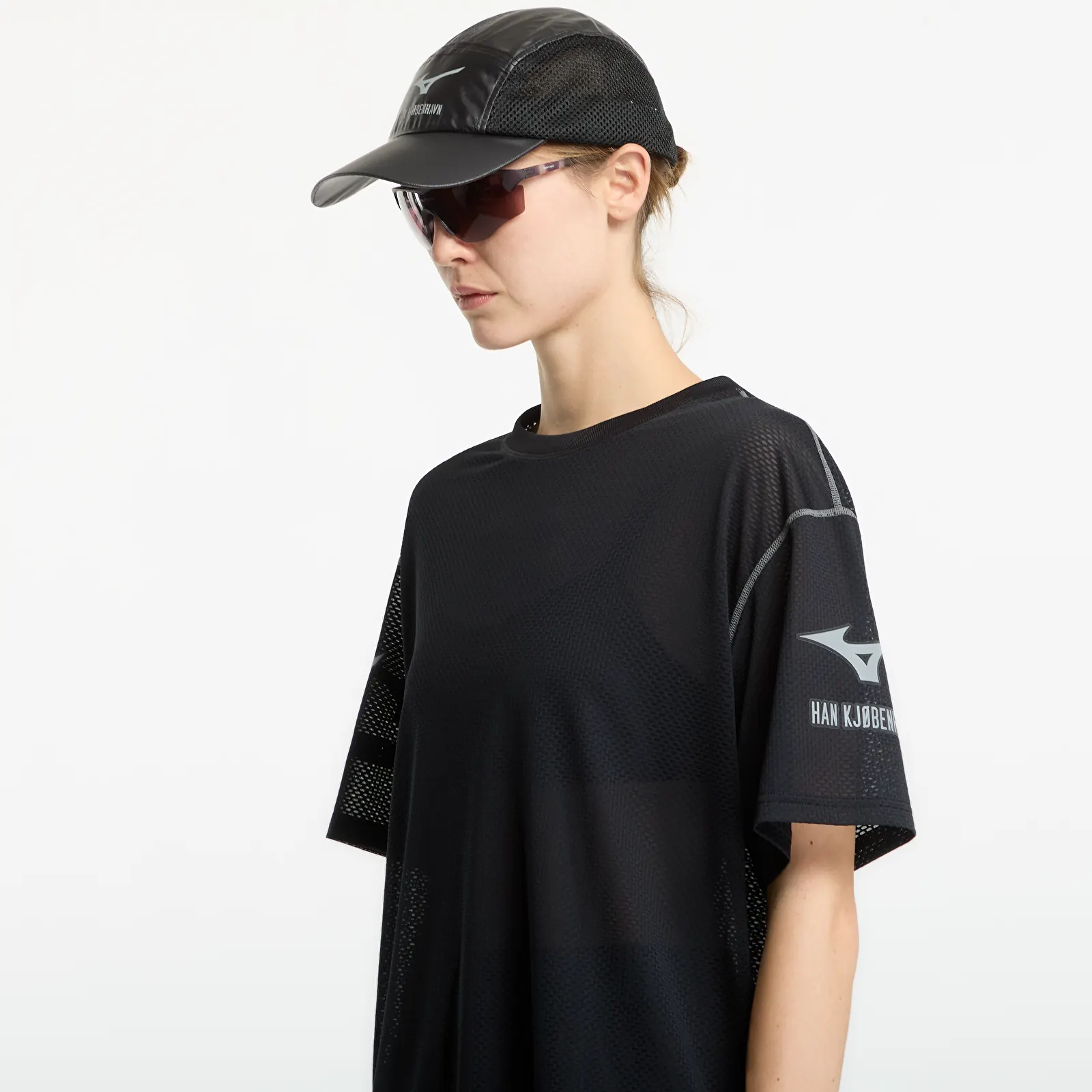 T-krekli Mizuno x Han Kjøbenhavn T-shirt Black