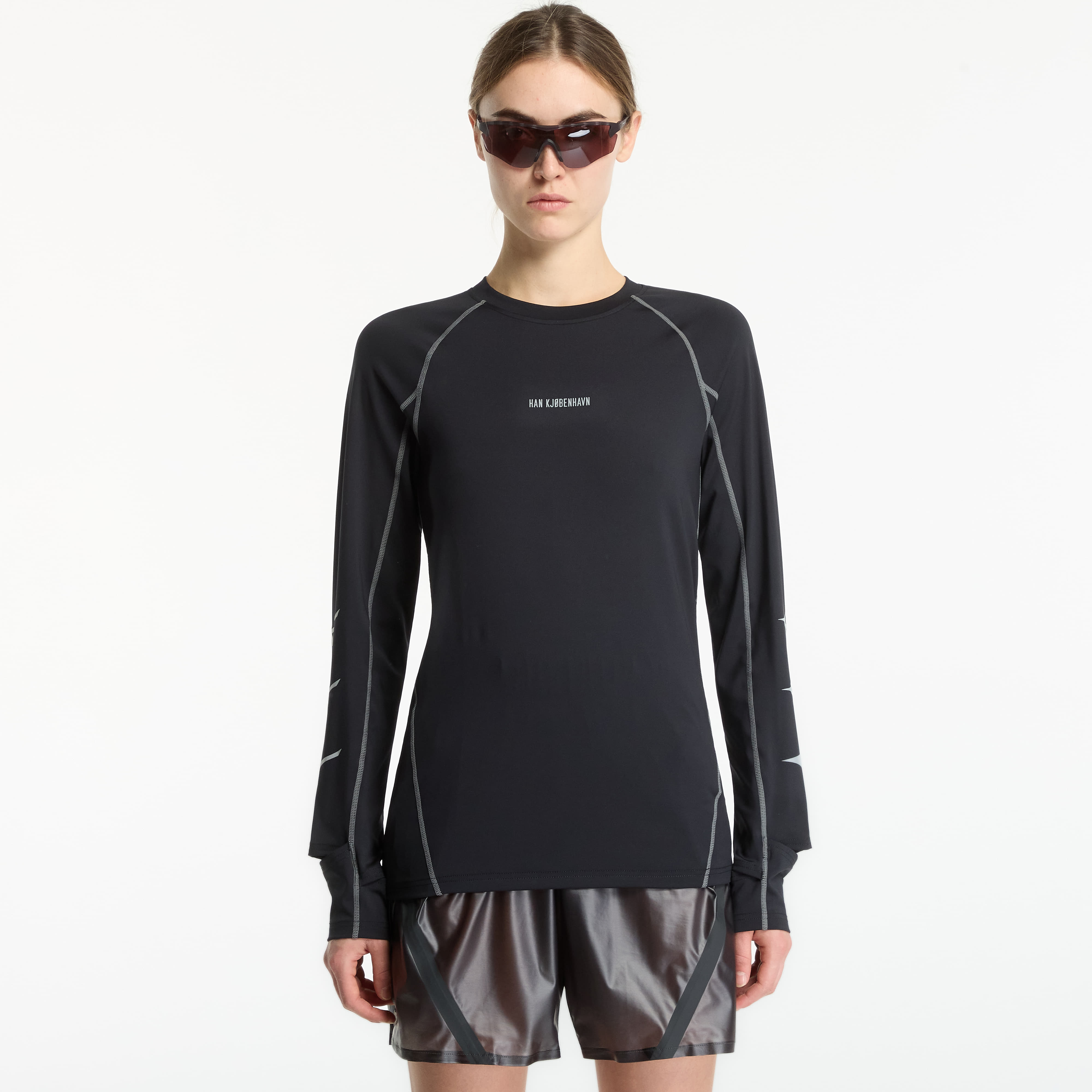 Tričko Mizuno x Han Kjøbenhavn Long Sleeve Black XL