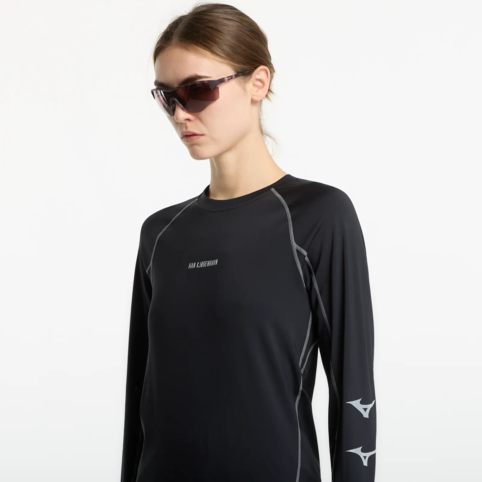 T-shirts Mizuno x Han Kjøbenhavn Long Sleeve Black