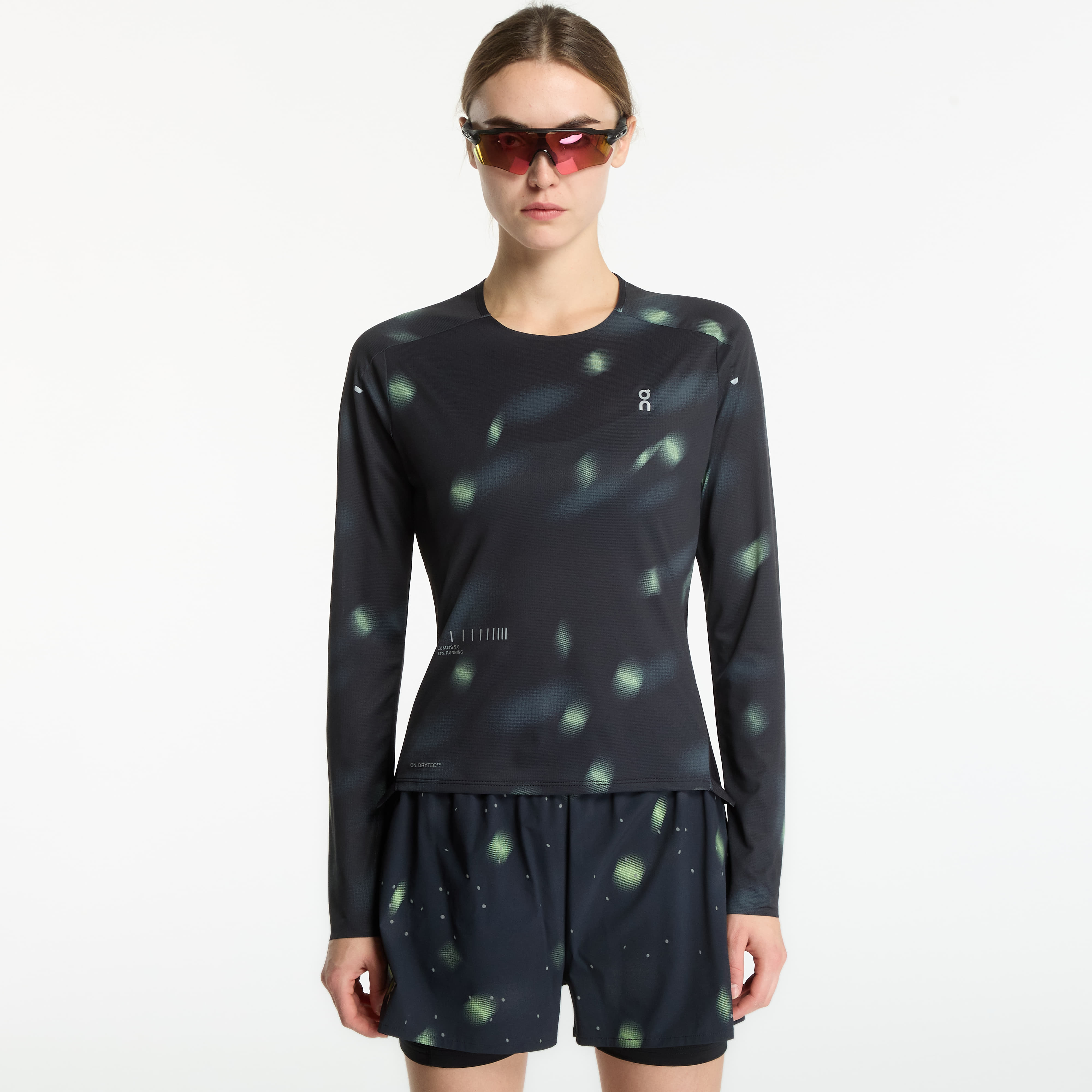 Тениска On Performance Long-T Lumos Black XS