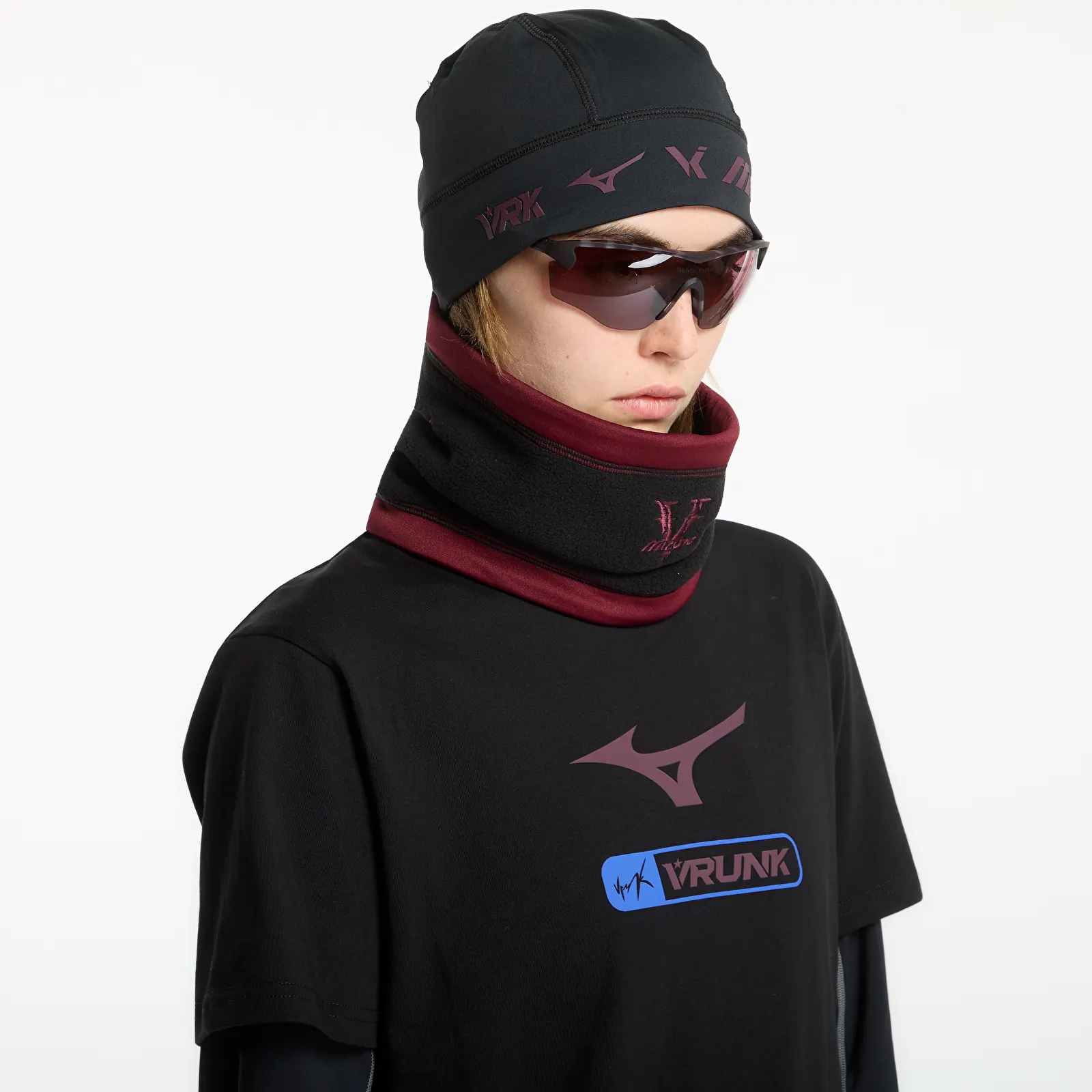 Hattar Mizuno x VRUNK Beanie Black