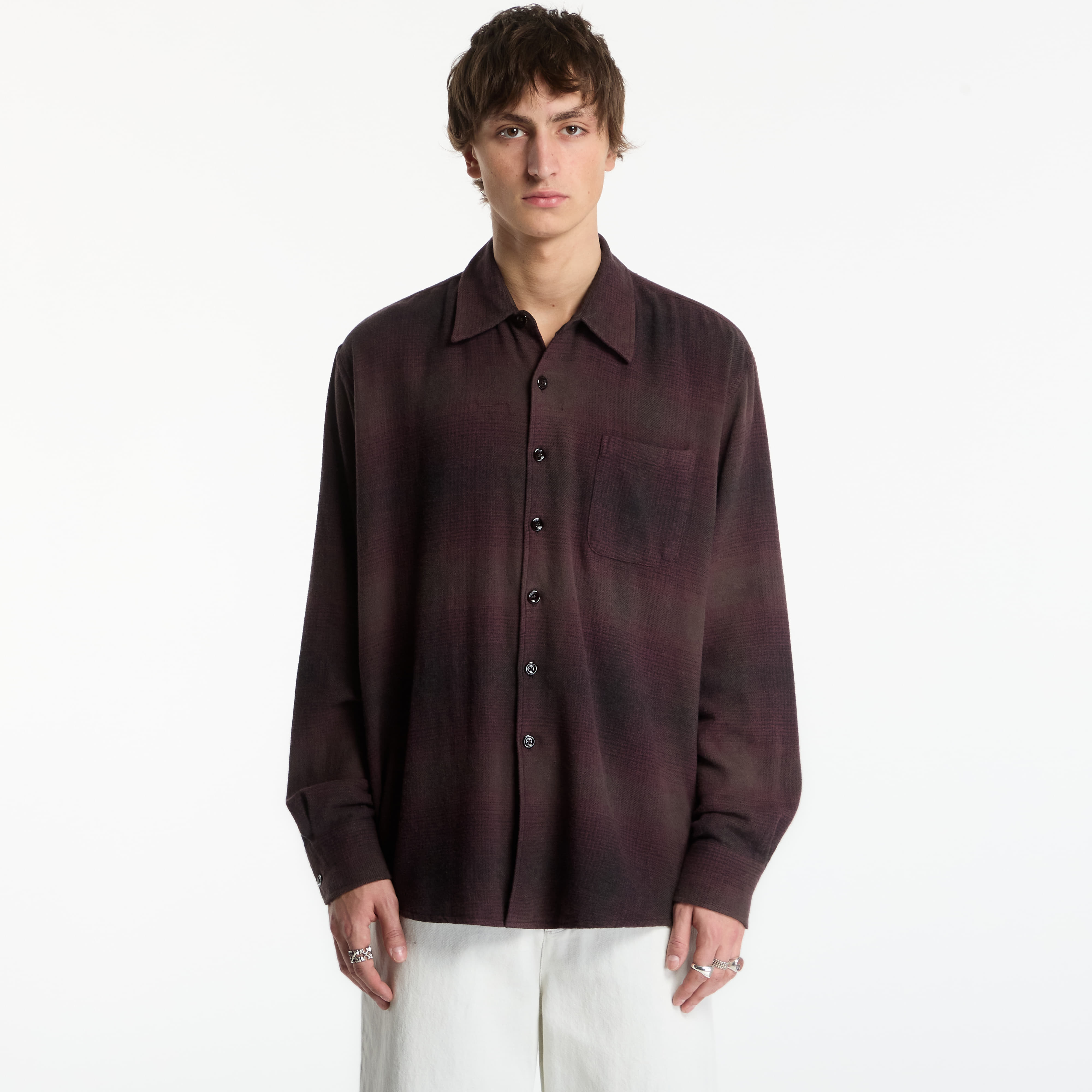 Риза OUR LEGACY Above Shirt Cordial Dusk Check Grain Weave 52