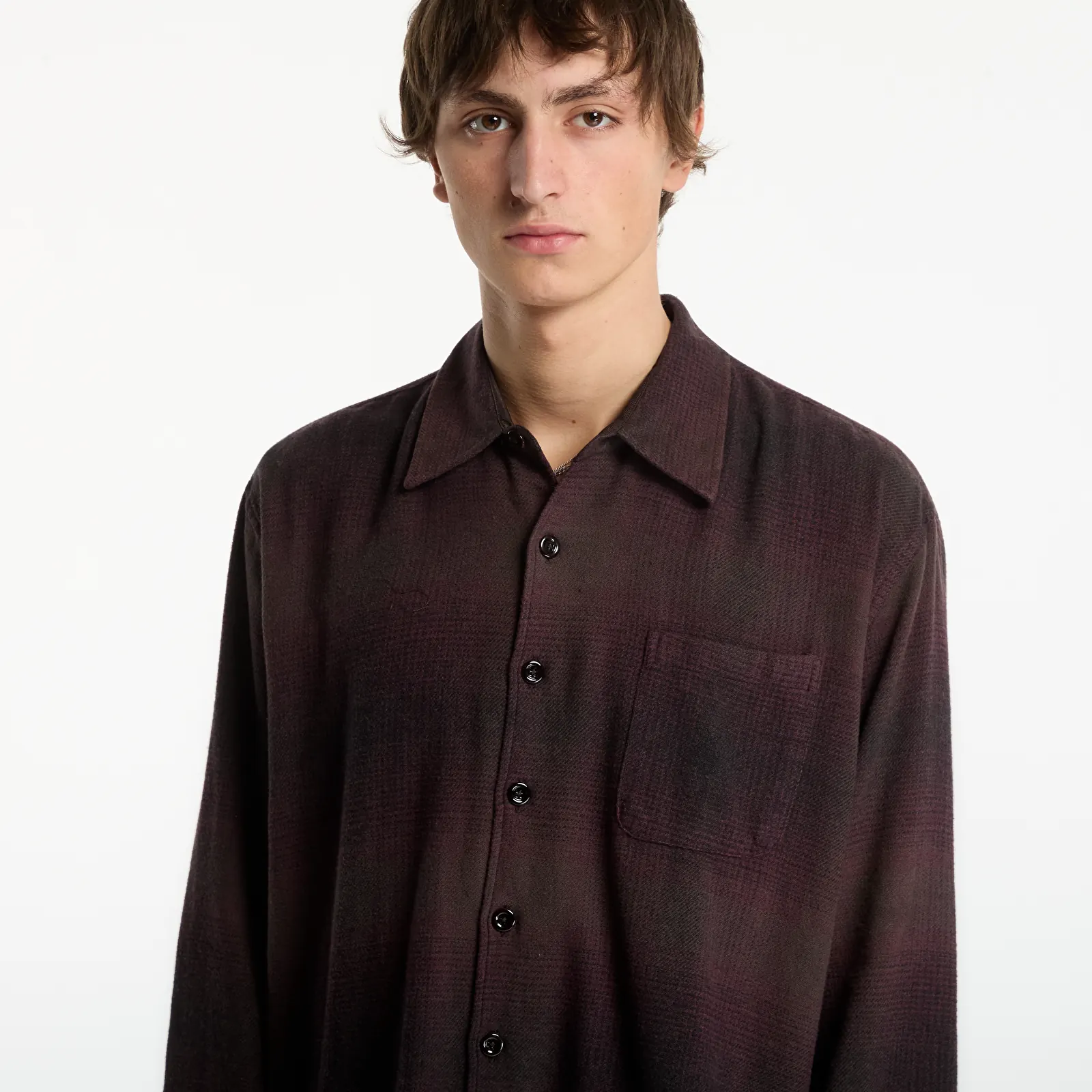 Сорочки OUR LEGACY Above Shirt Cordial Dusk Check Grain Weave