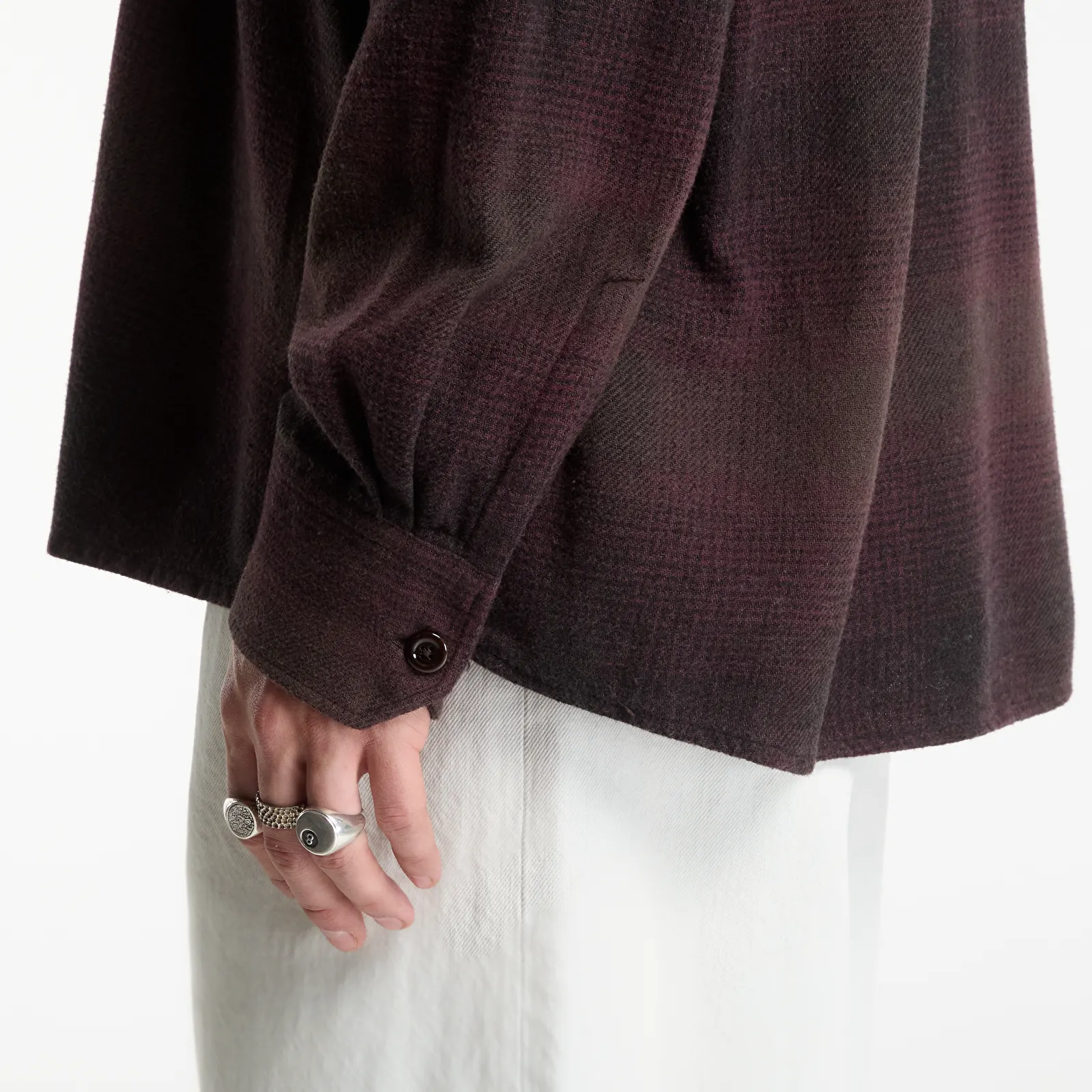 Сорочки OUR LEGACY Above Shirt Cordial Dusk Check Grain Weave